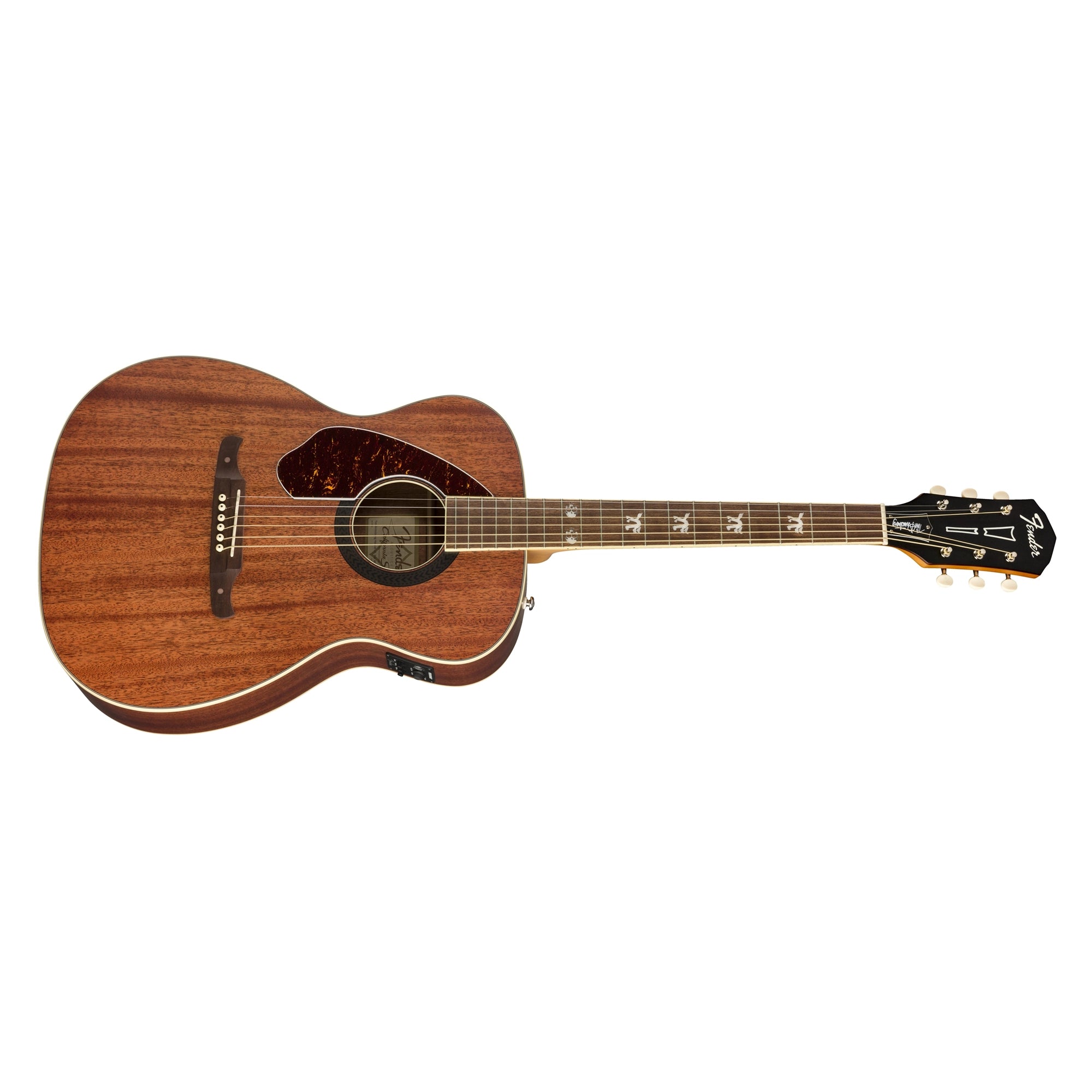 Fender Tim Armstrong Hellcat, Left-Handed Acoustic-Electric Guitar - Natural