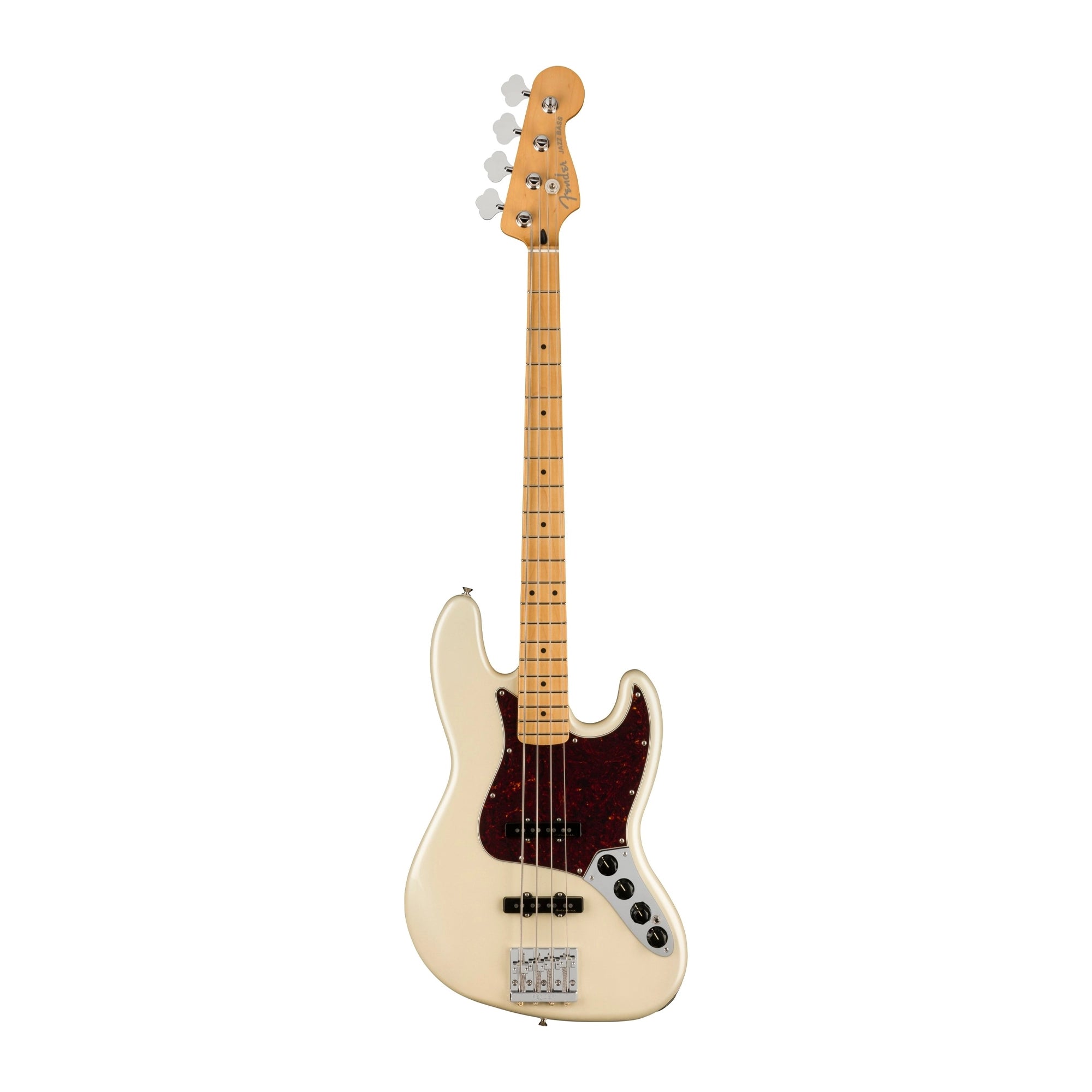 Fender Player 4 String Plus Active Jazz Bass Noiseless Pickups - Olympic Pearl