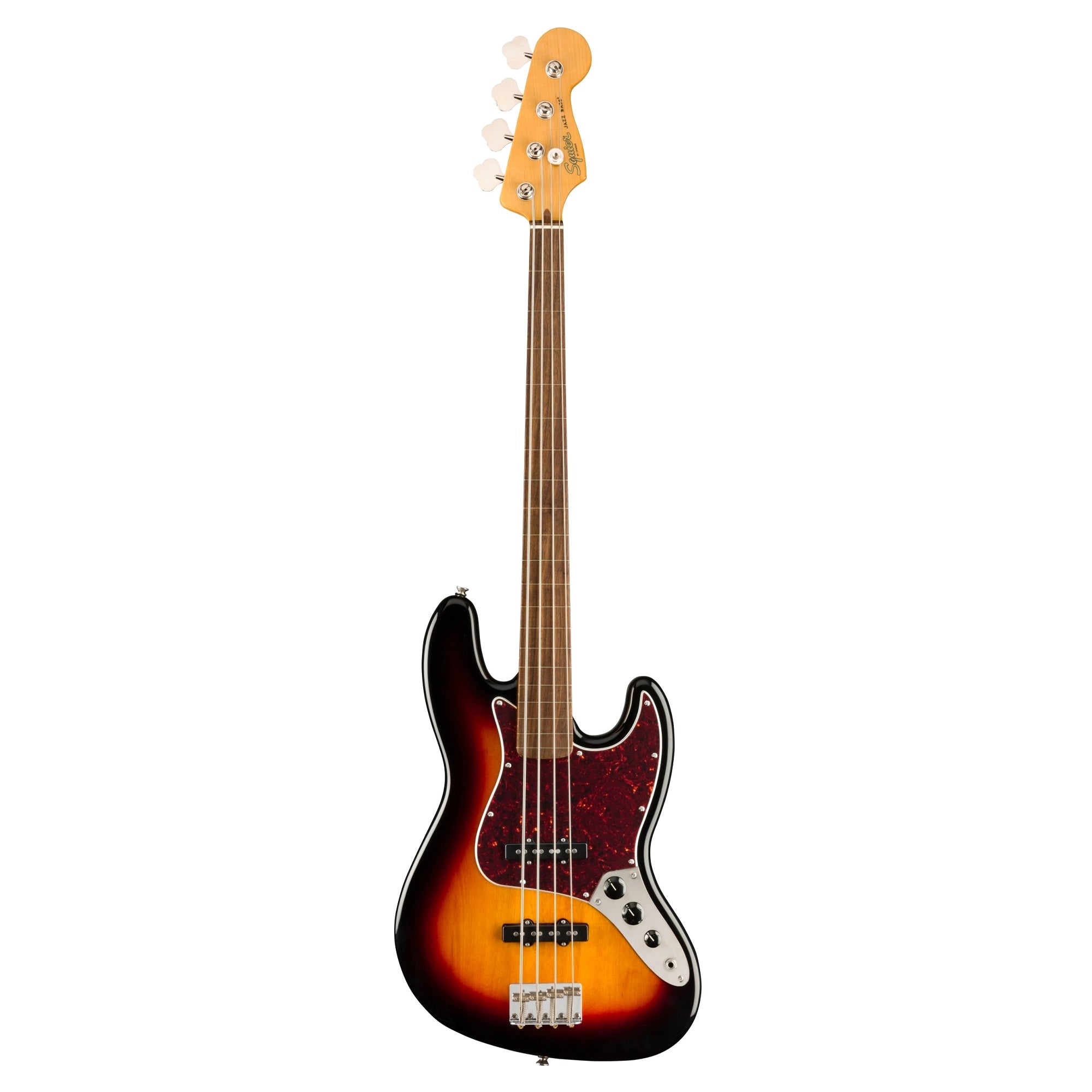 Squier Classic Vibe '60s Fretless Jazz Bass 3-Color Sunburst