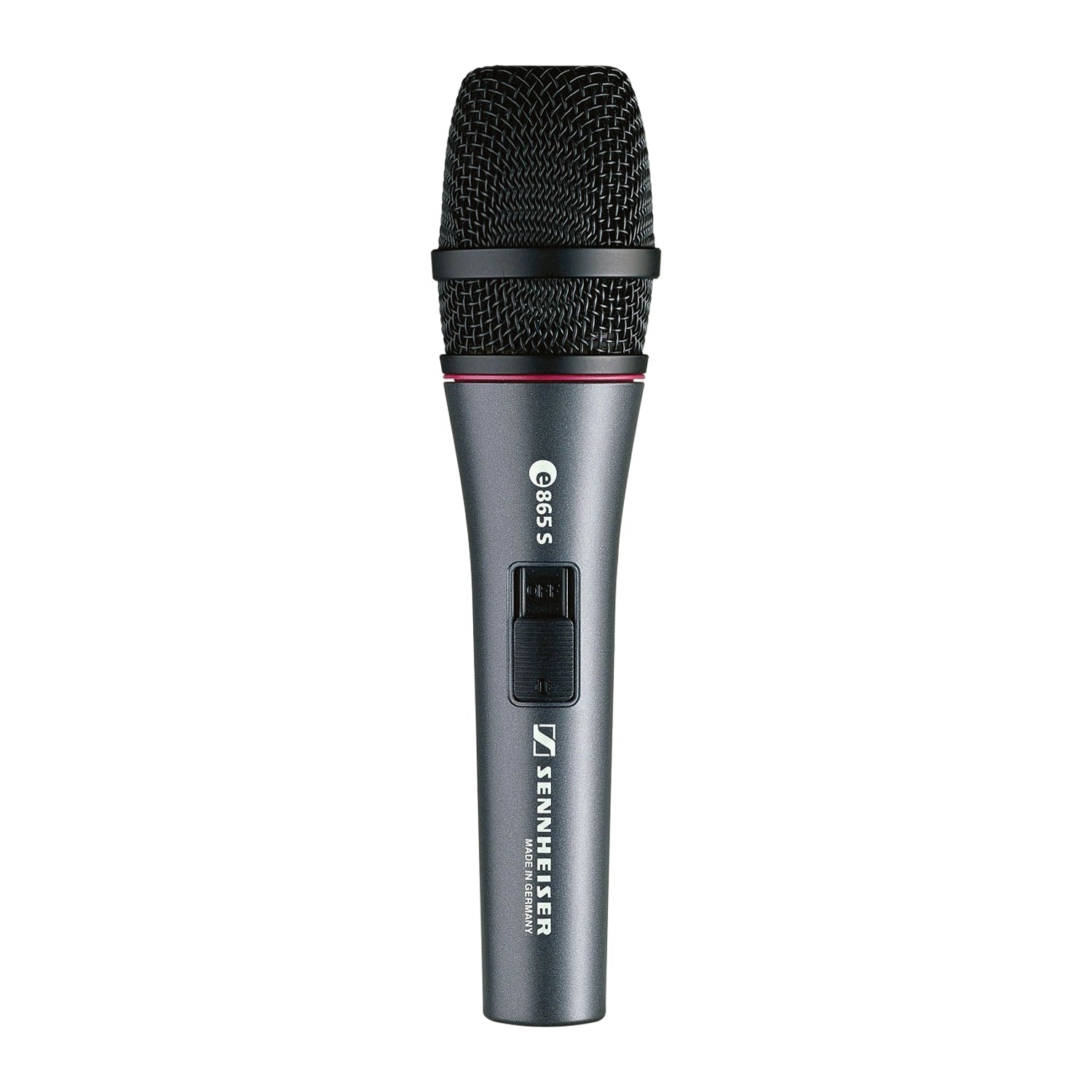 Sennheiser e 865S Handheld Supercardioid Condenser Microphone with On/Off Switch