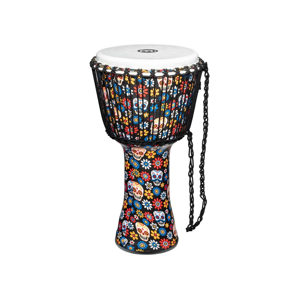 Meinl 12" Rope Tuned Synthetic Djembe - Day of The Dead