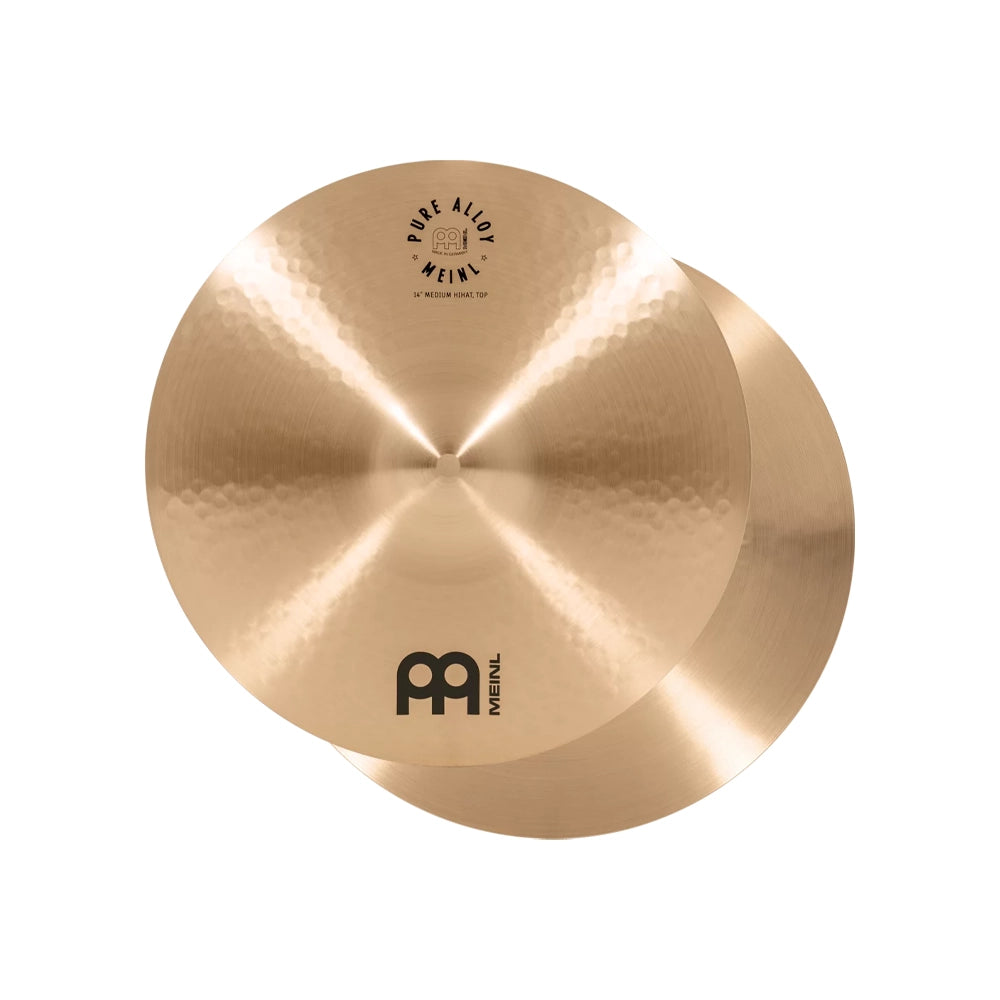 Meinl Pure Alloy Traditional Medium Hi-Hat Cymbal Pair 14 in.