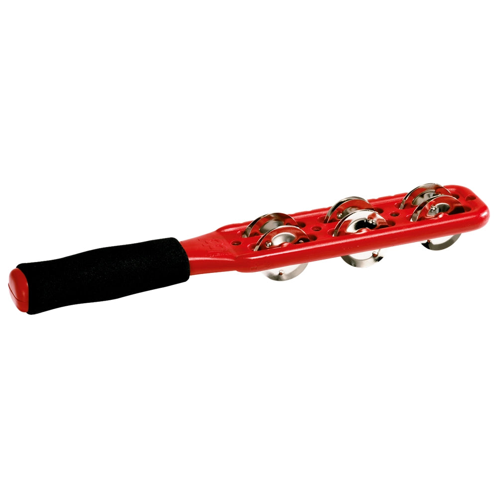 Meinl Professional Series JG1R Jingle Stick, Nickel Plated Steel Jingles, Red