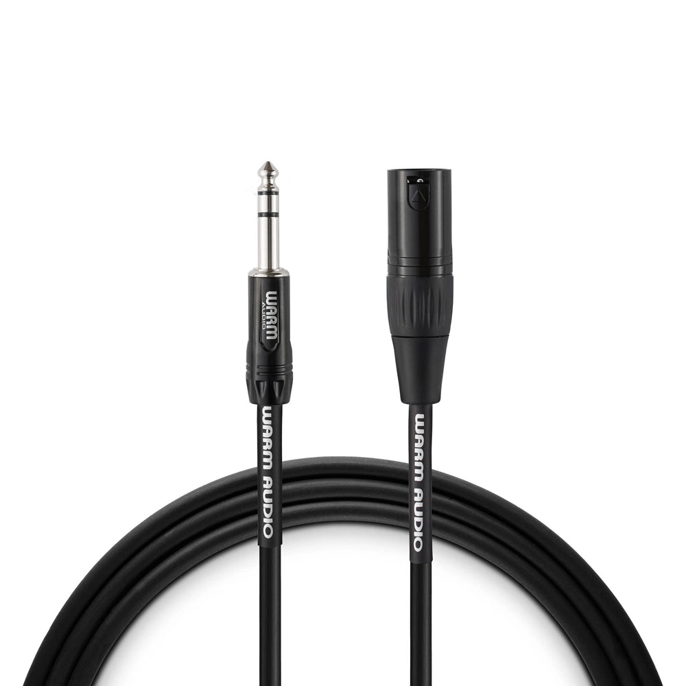 Warm Audio Pro Silver XLR Male to TRS Male Cable - 6-foot