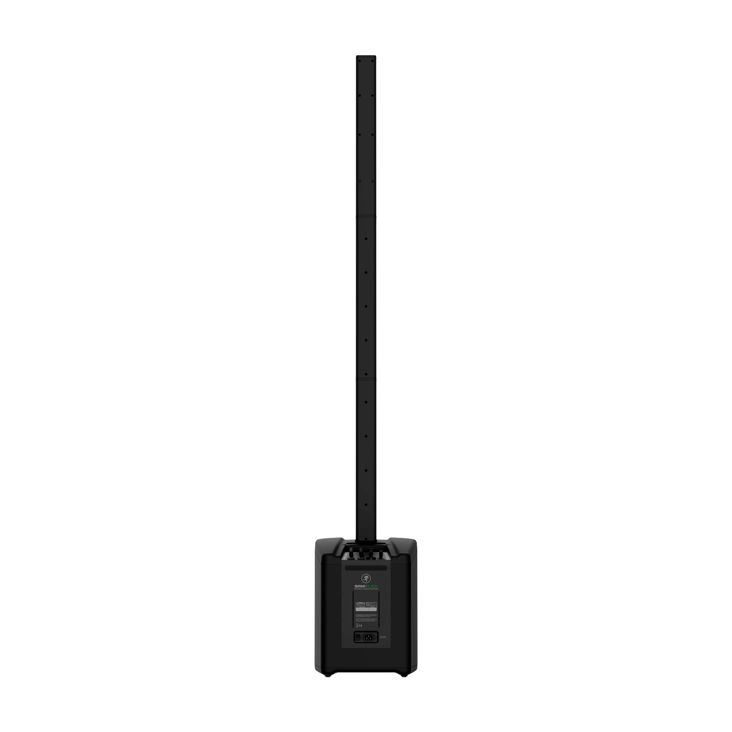 Mackie SRM-FLEX Column Array Portable 1300W PA System back panel view