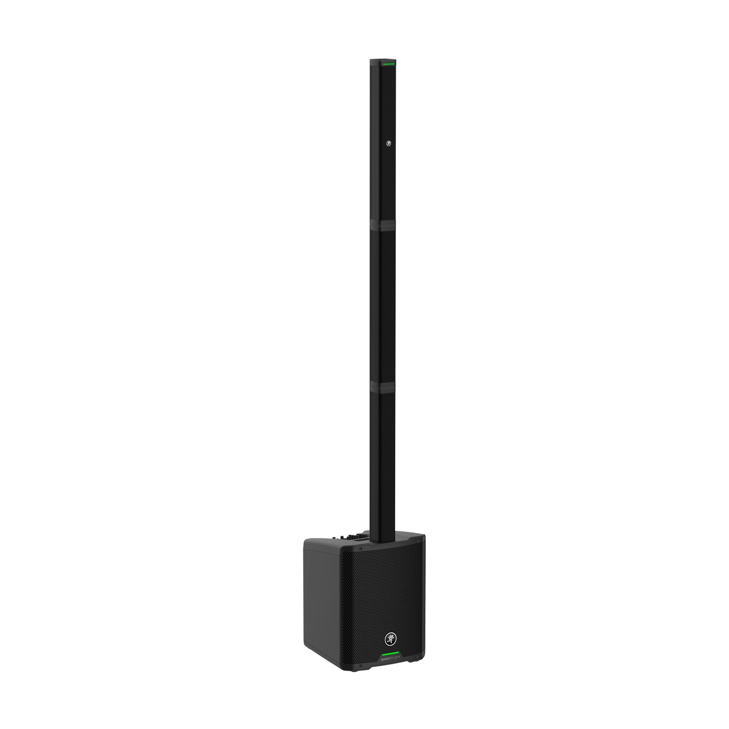 Mackie SRM-FLEX Column Array Portable 1300W PA System front side angle view