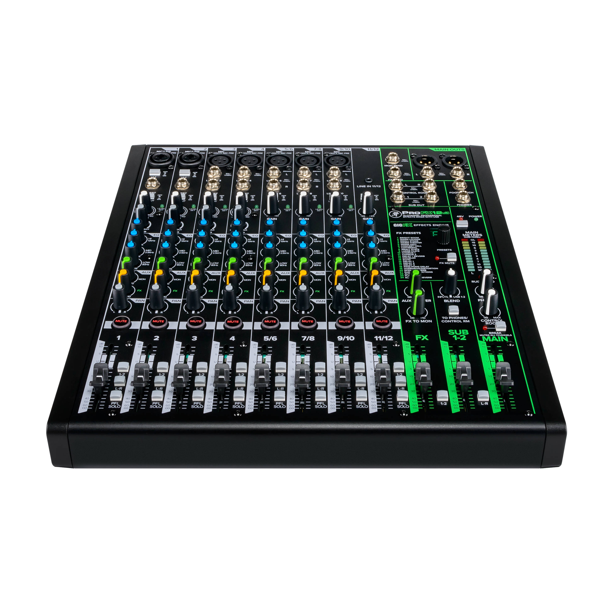Mackie PROFX12V3 Mezcladora Profesional de 12 Canales con Efectos y USB