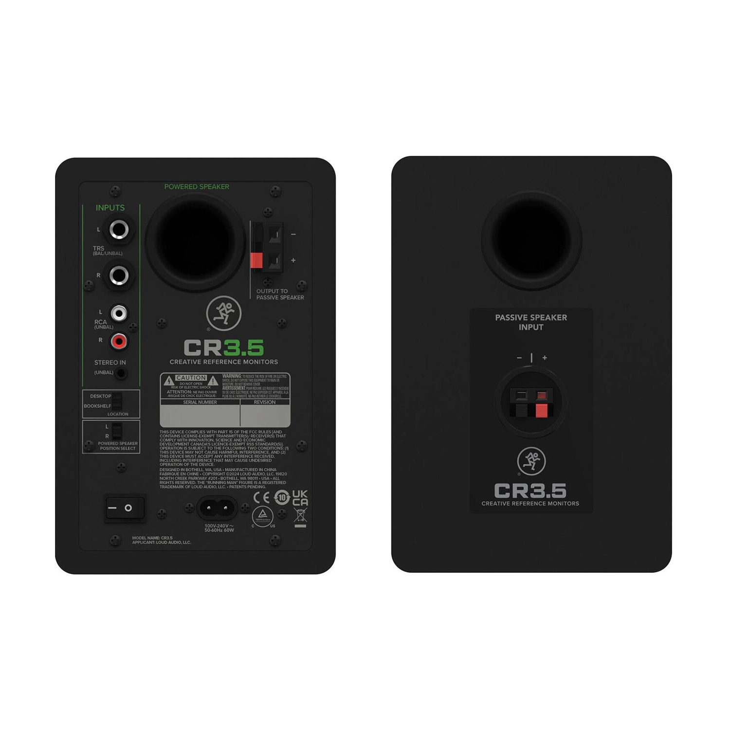 Mackie CR3.5 3.5-inch Powered Studio Monitors