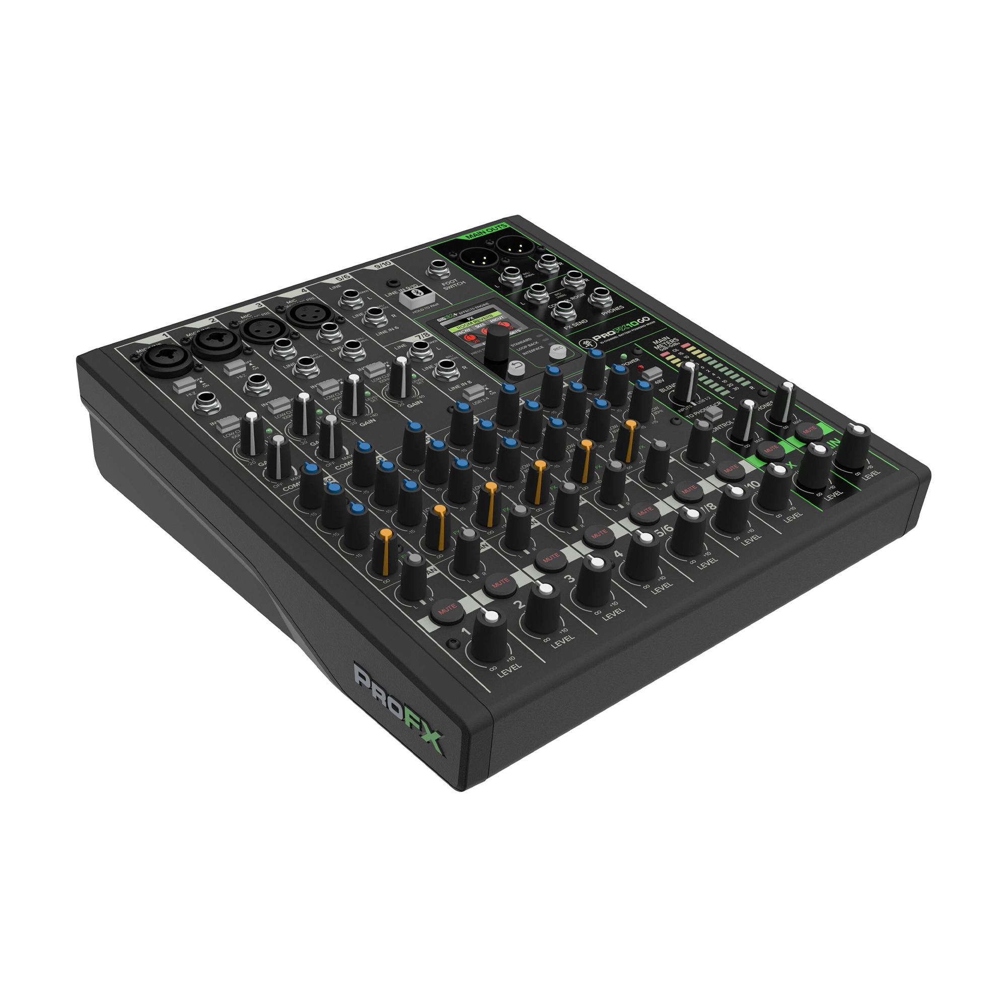 Mackie ProFX10 Go Battery-powered 10-channel Mixer with USB
