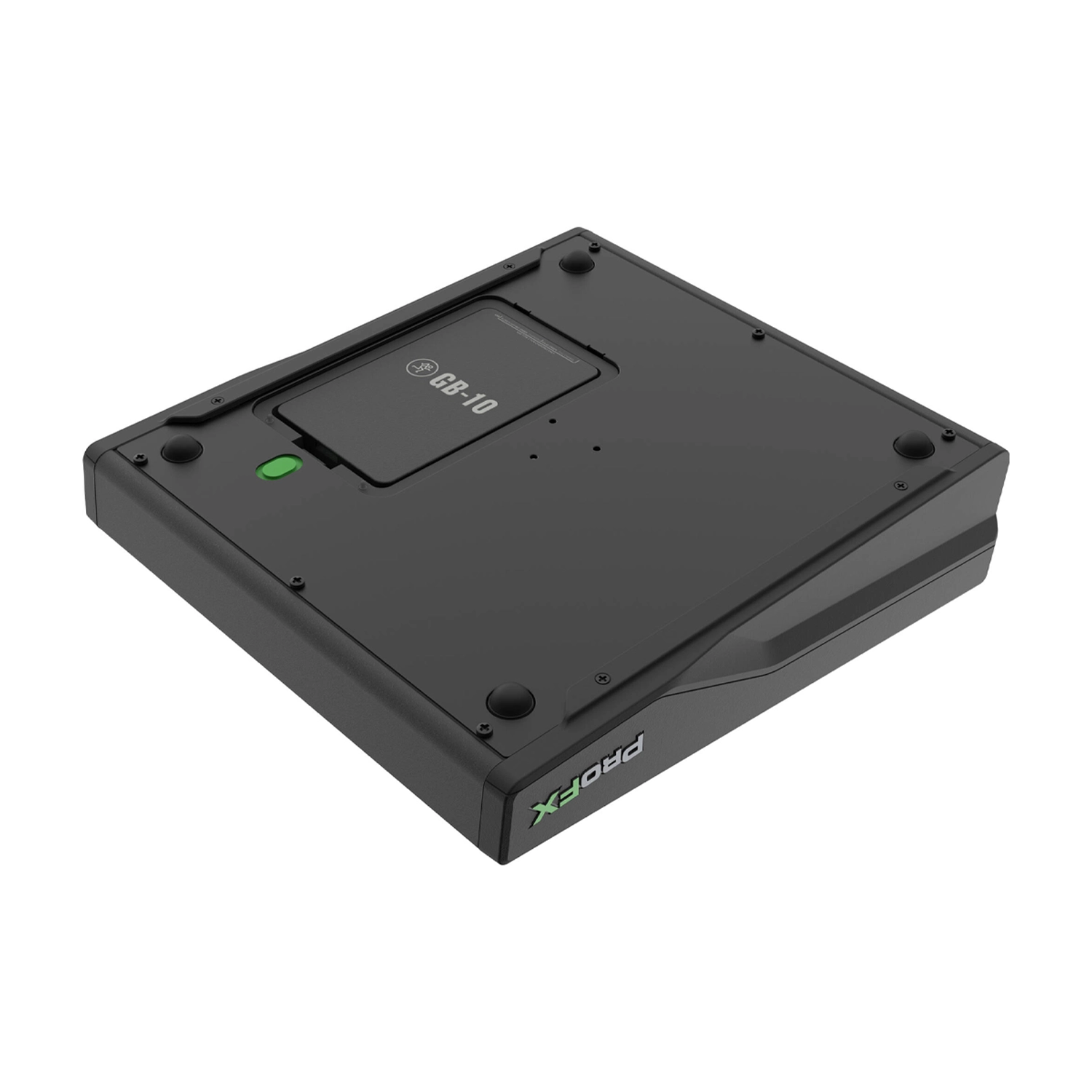 Mackie ProFX10 Go Battery-powered 10-channel Mixer with USB underneath view, Battery area