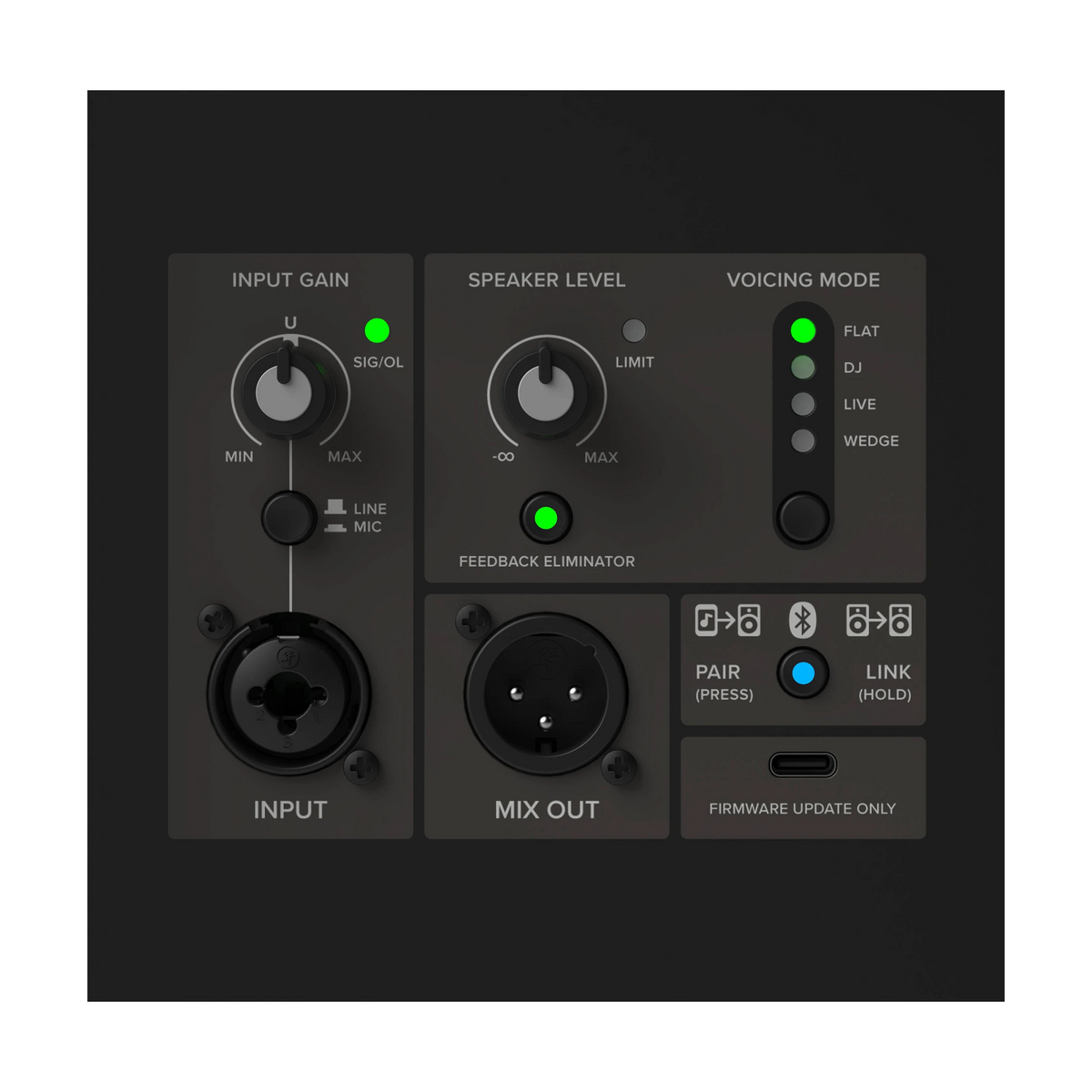 Mackie Thrash 15V2 Wireless Powered PA Speaker - Bluetooth