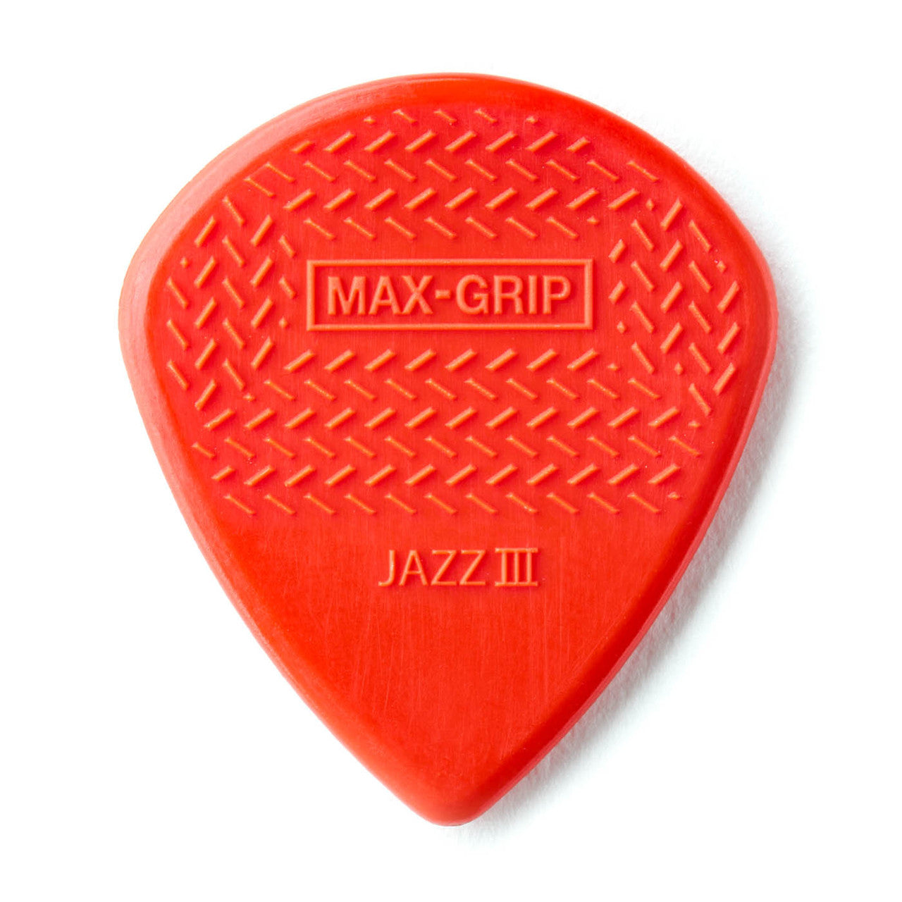 Dunlop Nylon Max-Grip Jazz III Guitar Pick - Red (6 pk)