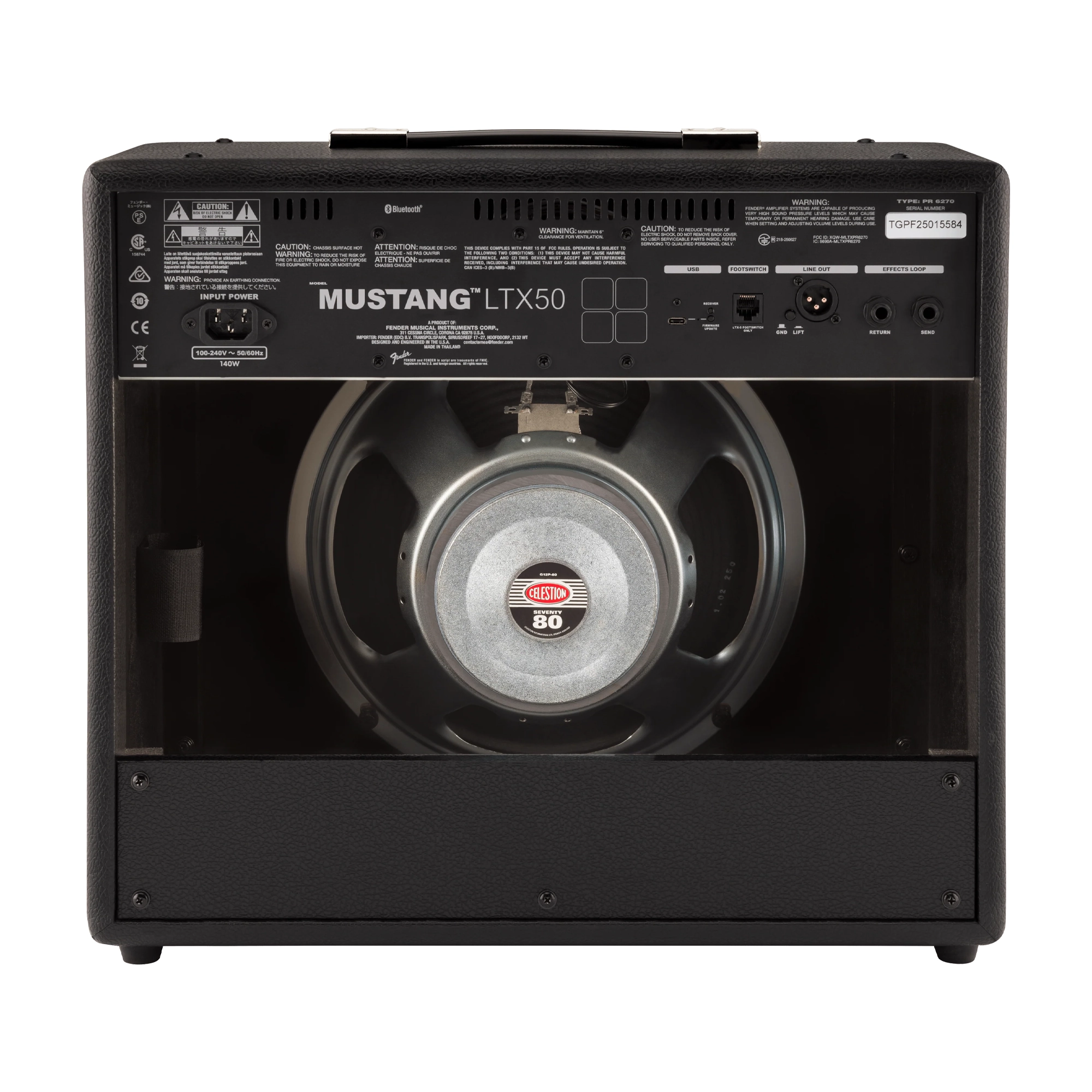 Fender Mustang LTX50 50-Watt 1 X 12-Inch Combo Amplifier