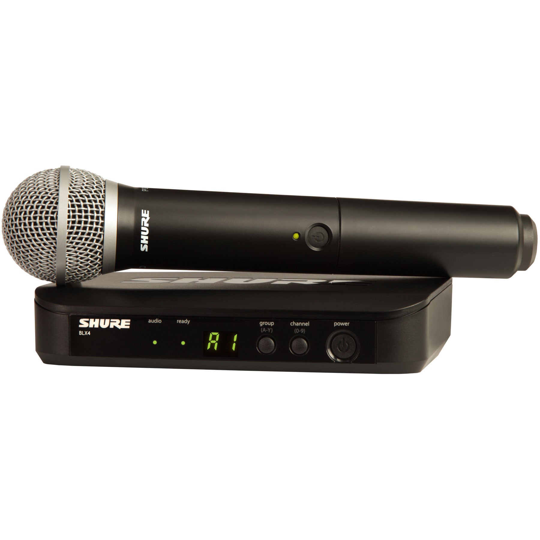 Shure Blx24/Pg58 Wireless Handheld Microphone System- J11 Band (596-608 + 614-616 Mhz)