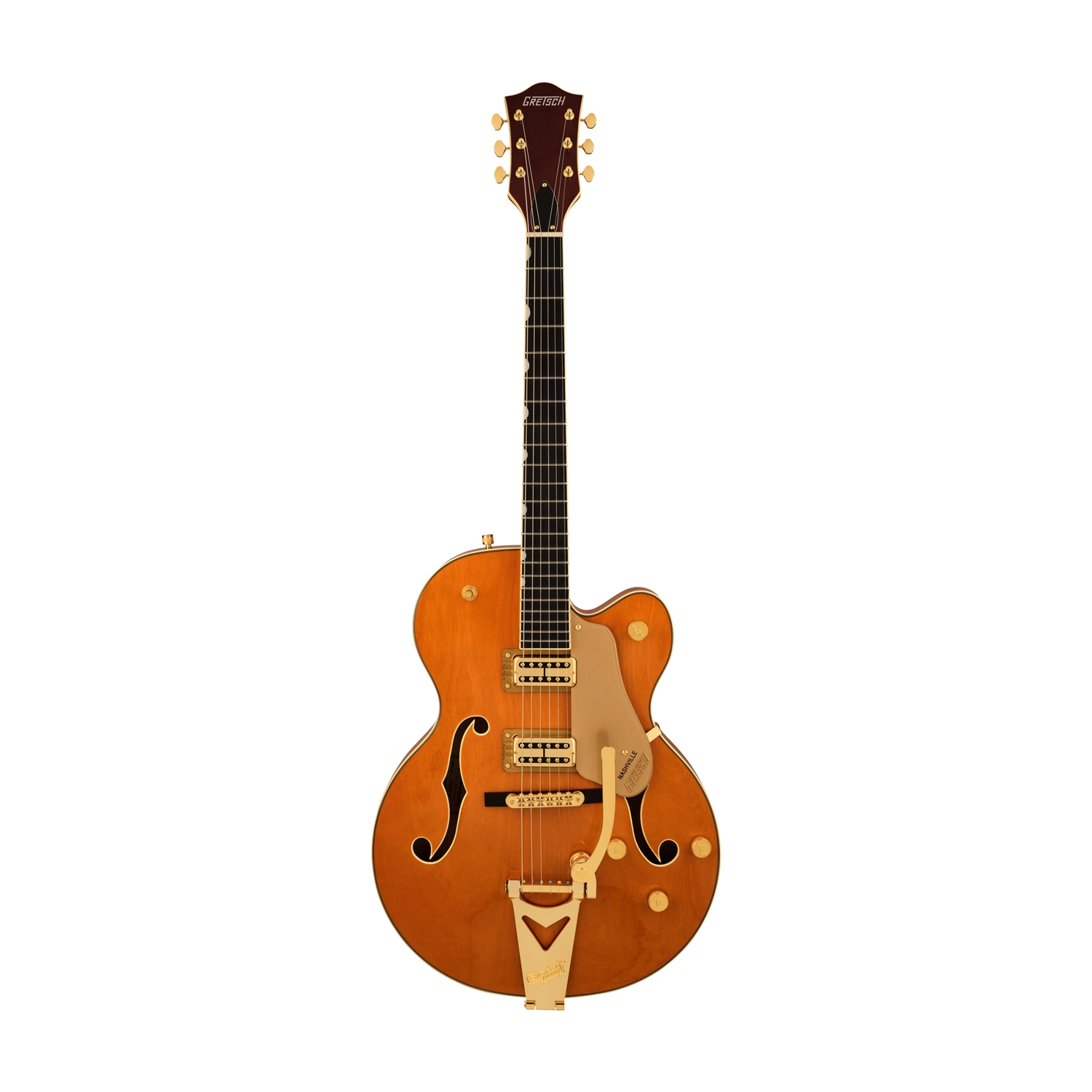 Gretsch Synchromatic Nashville Electric Guitar - 50's Orange Stain