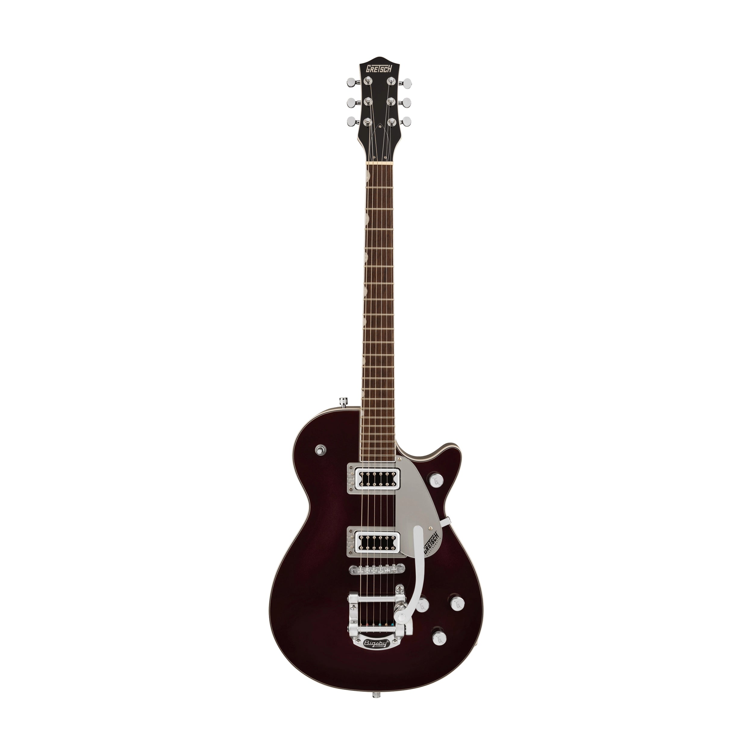 Front view of Grestch G5230T Electromatic Jet Electromatic Electric Guitar - Dark Cherry Metallic