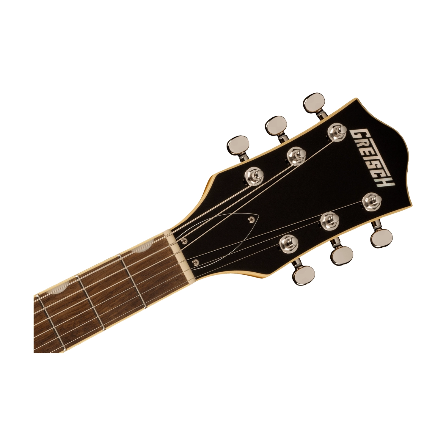 2509876542 Front Headstock close up on white background.