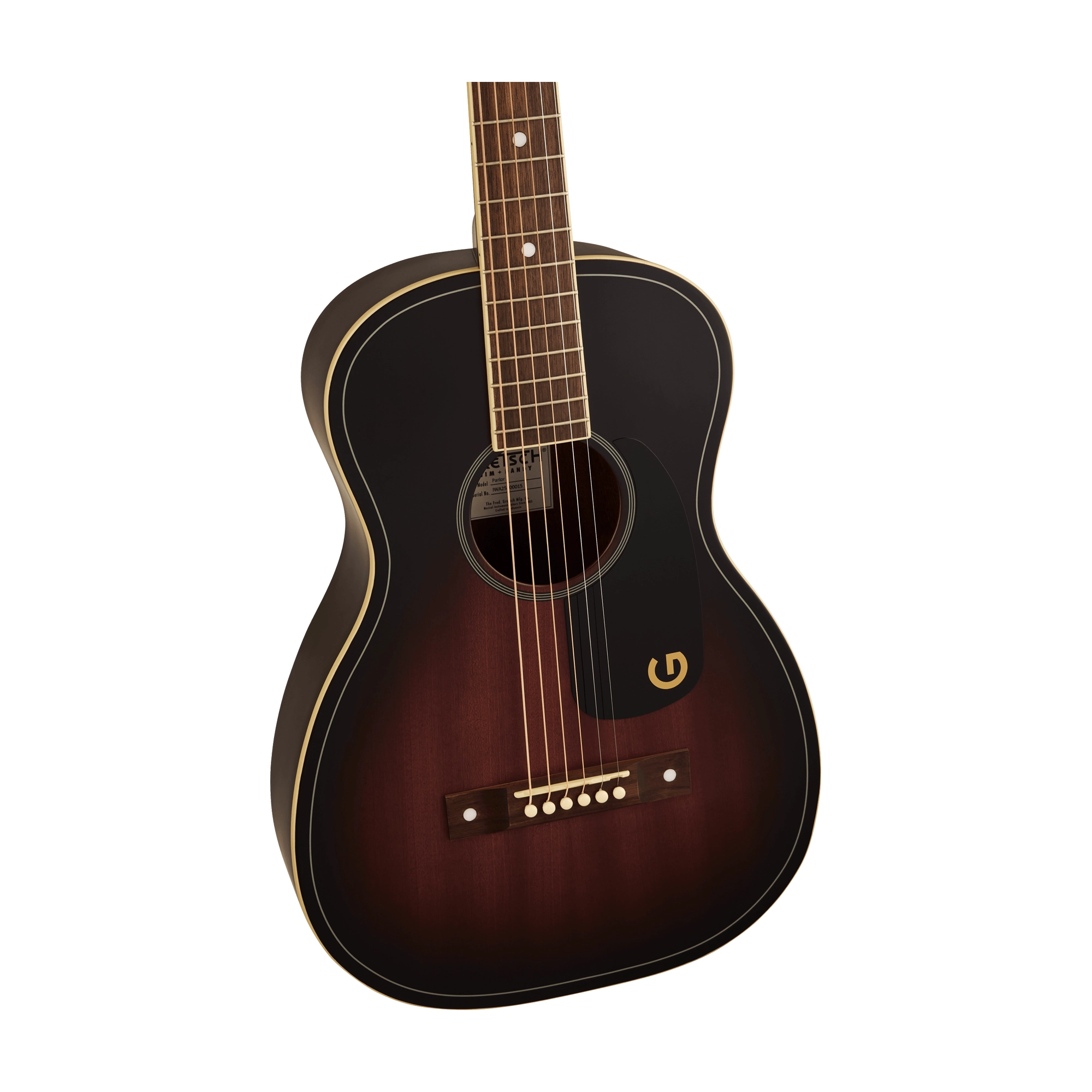 Gretsch Jim Dandy Parlor Acoustic Guitar - Deep Cherry Burst