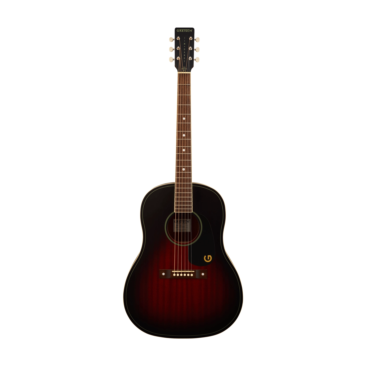 Gretsch Jim Dandy Dreadnought Acoustic Guitar - Deep Cherry Burst