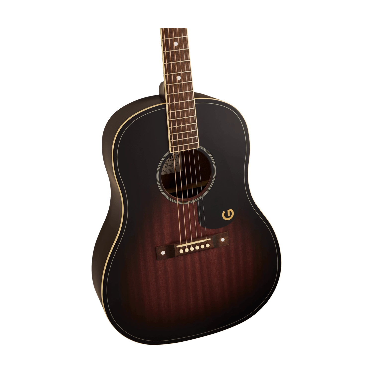 Gretsch Jim Dandy Dreadnought Acoustic Guitar - Deep Cherry Burst