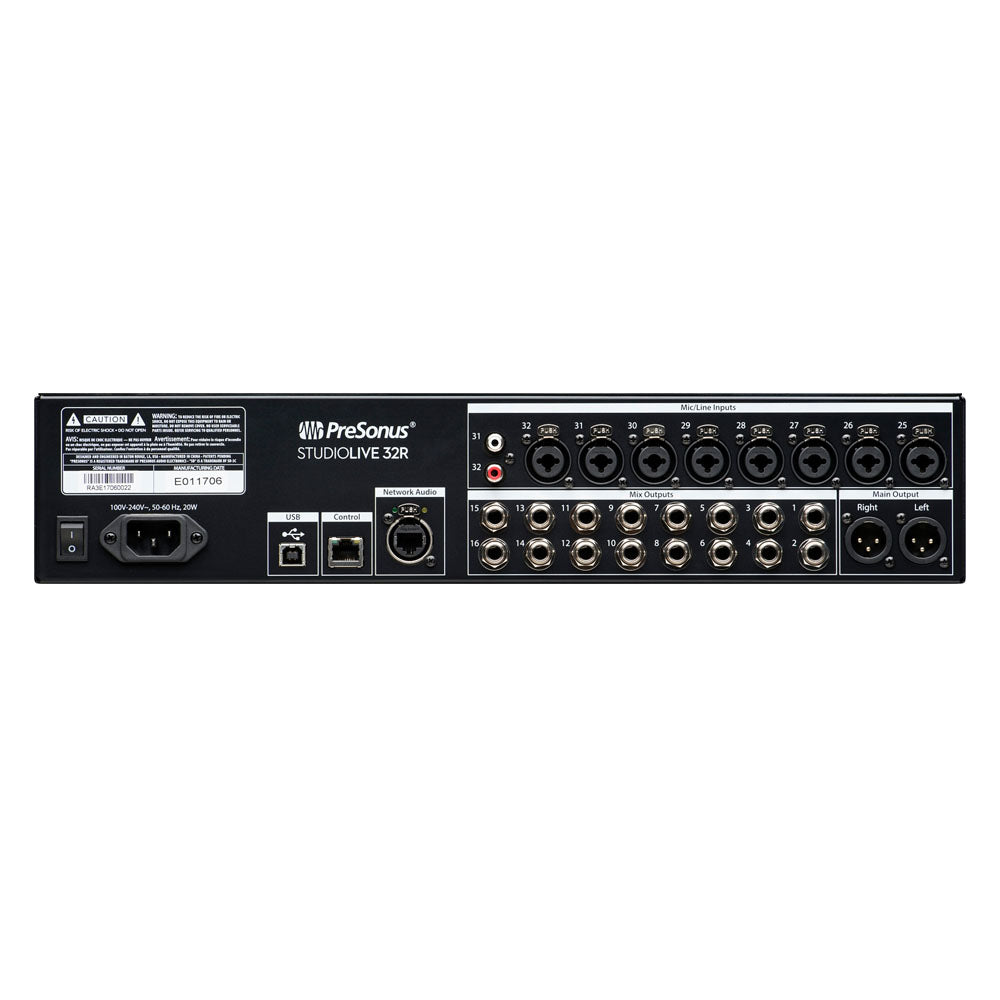 Presonus Studiolive 32R 32- Channel Rackmount Digital Mixer