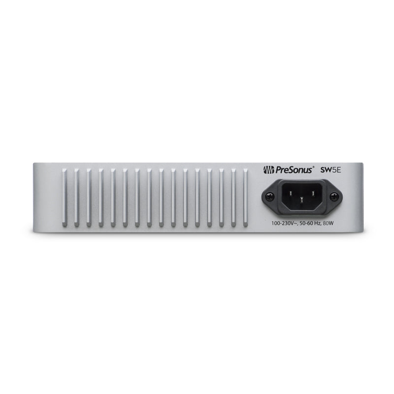 PreSonus SW5E 5-Port Audio Video Bridging Switch w/ POE