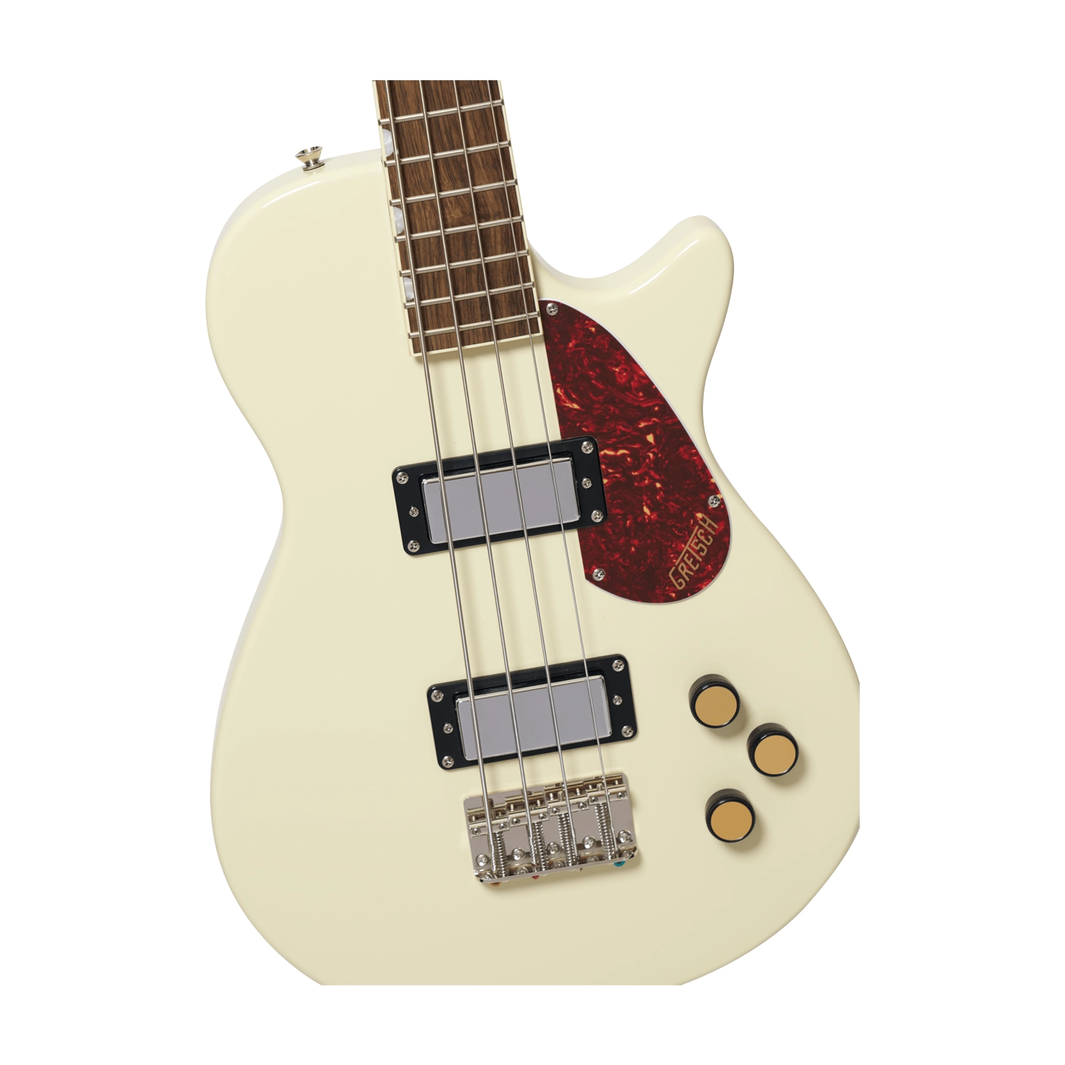 Gretsch Streamliner Jet Club Single-Cut Electric Bass Guitar -Vintage White