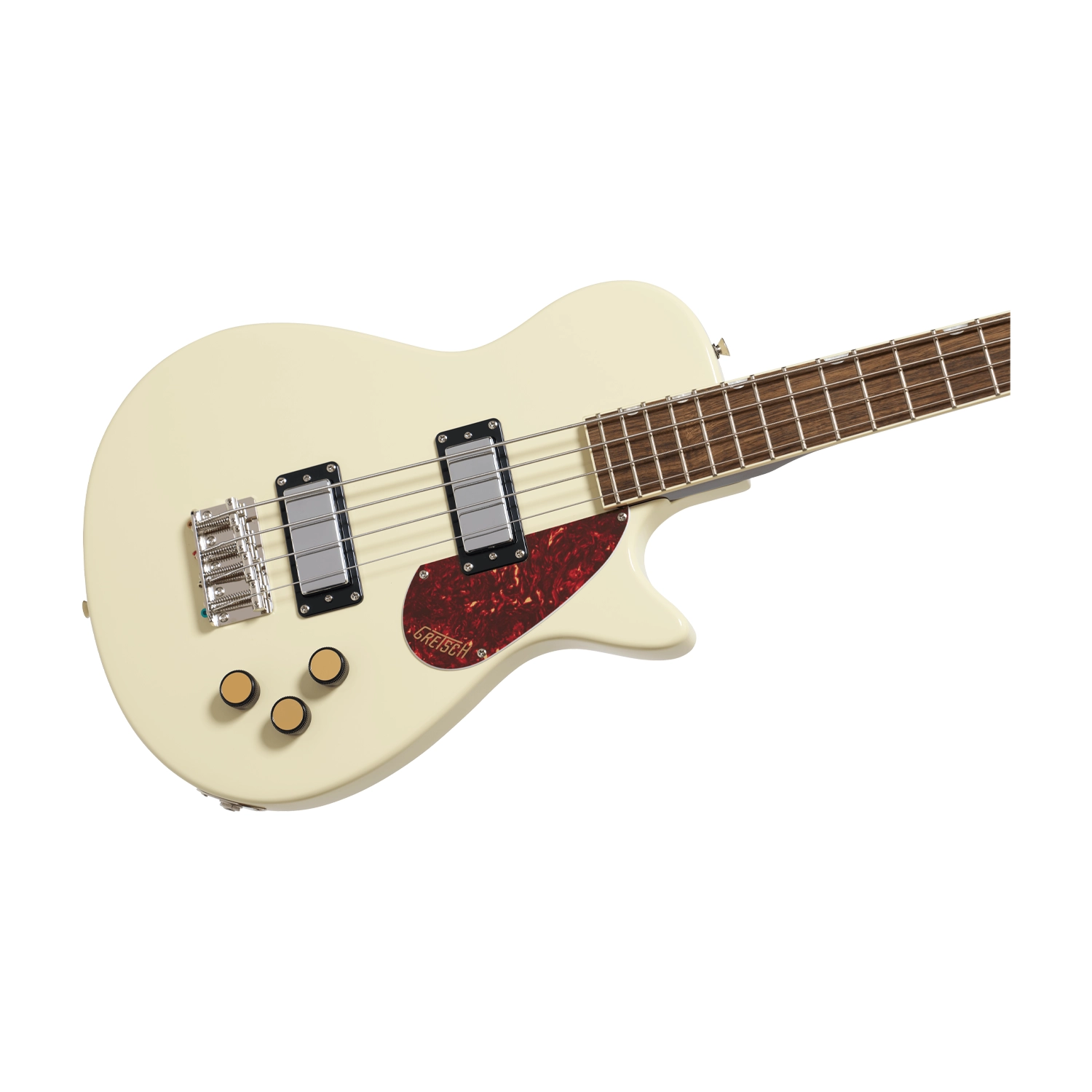 Gretsch Streamliner Jet Club Single-Cut Electric Bass Guitar -Vintage White