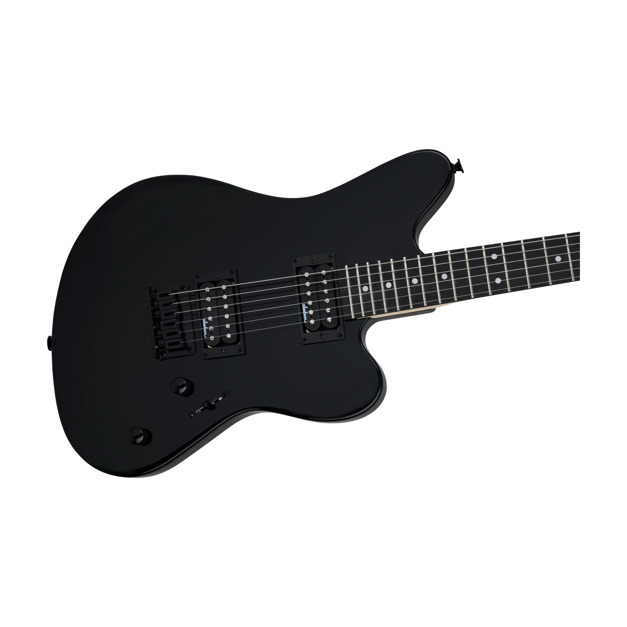 Jackson JS22 Surfcaster Electric Guitar - Gloss Black