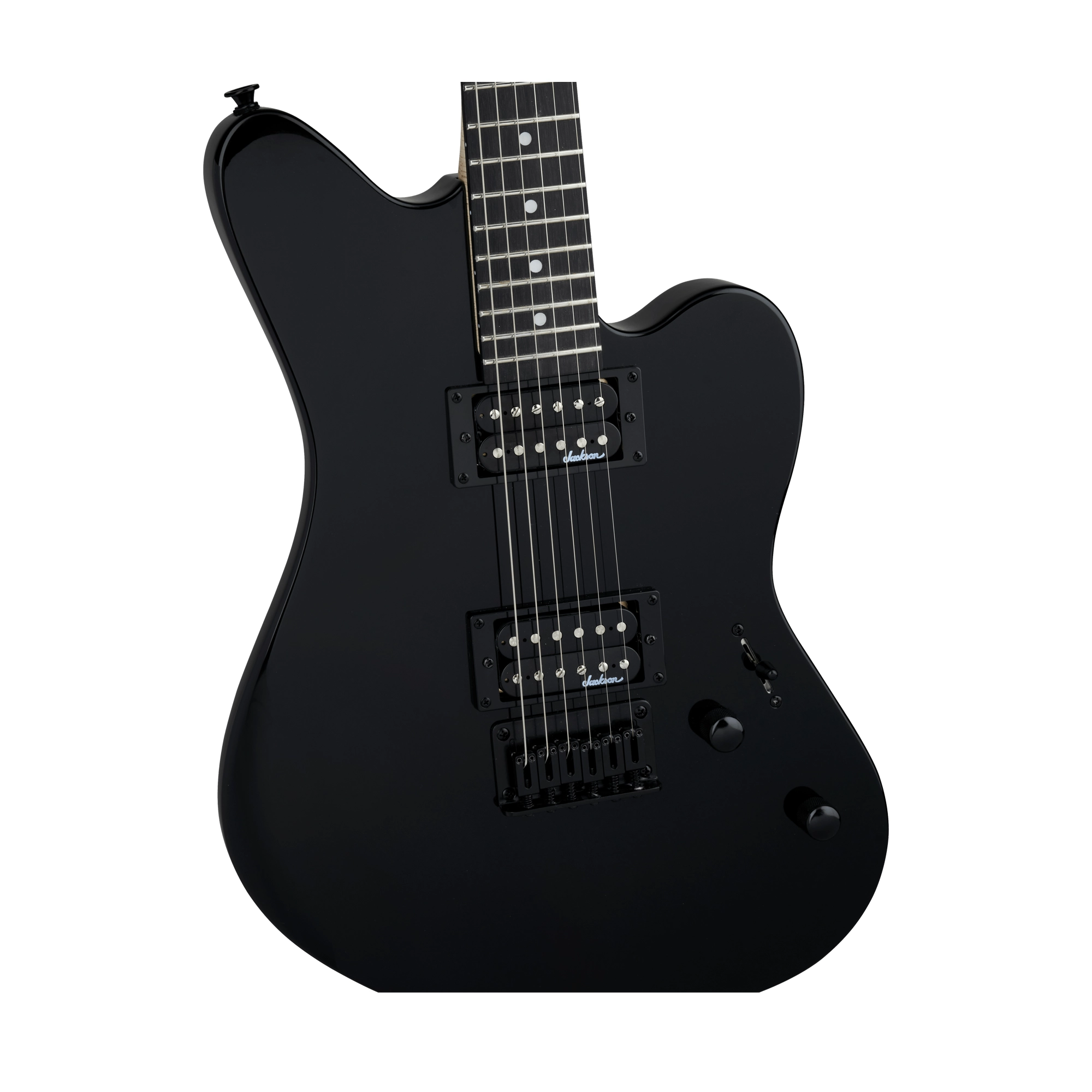 Jackson JS22 Surfcaster Electric Guitar - Gloss Black