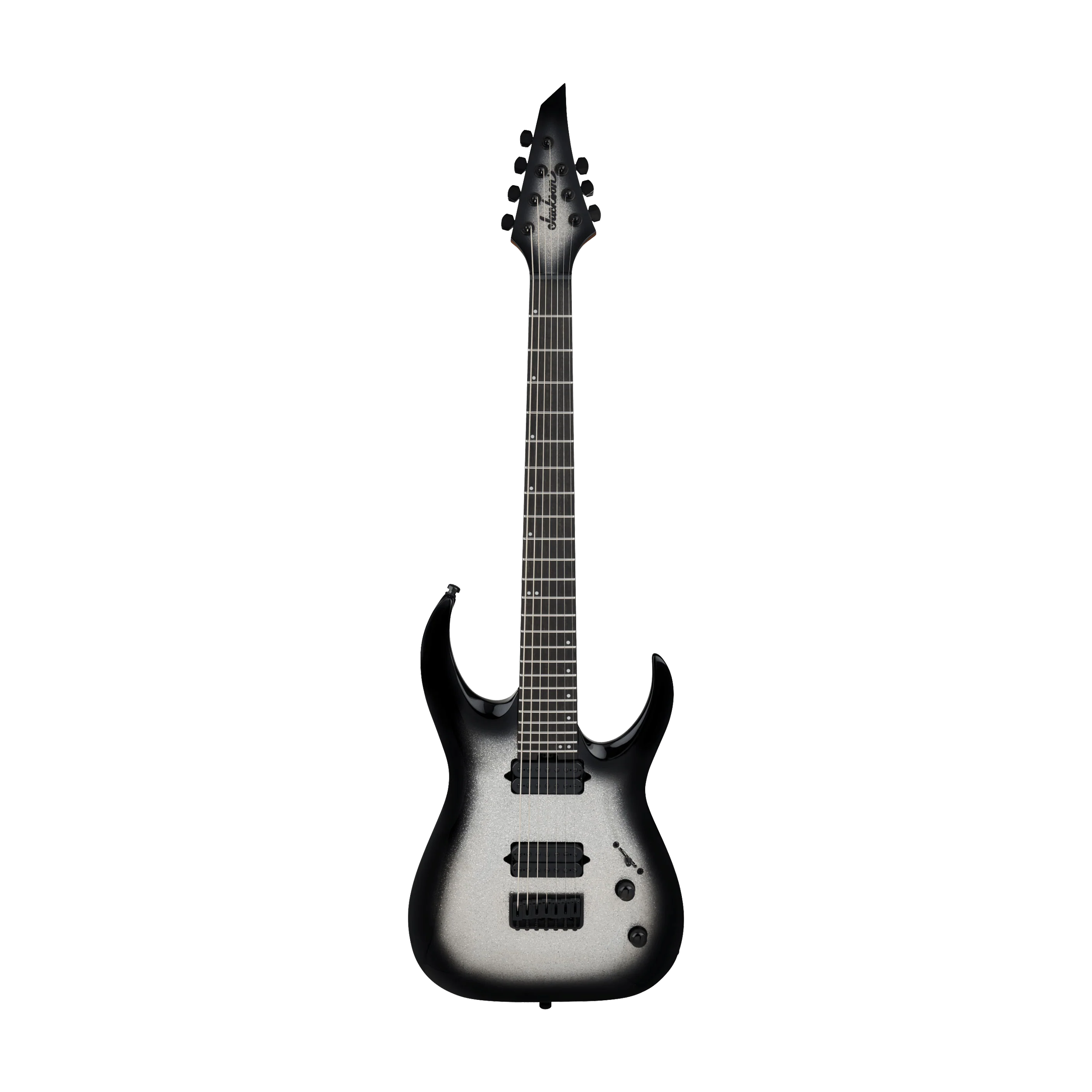 Jackson Pro Plus Signature Misha Mansoor Juggernaut HT7P Guitarra Eléctrica de 7 Cuerdas - Silverburst Sparkle
