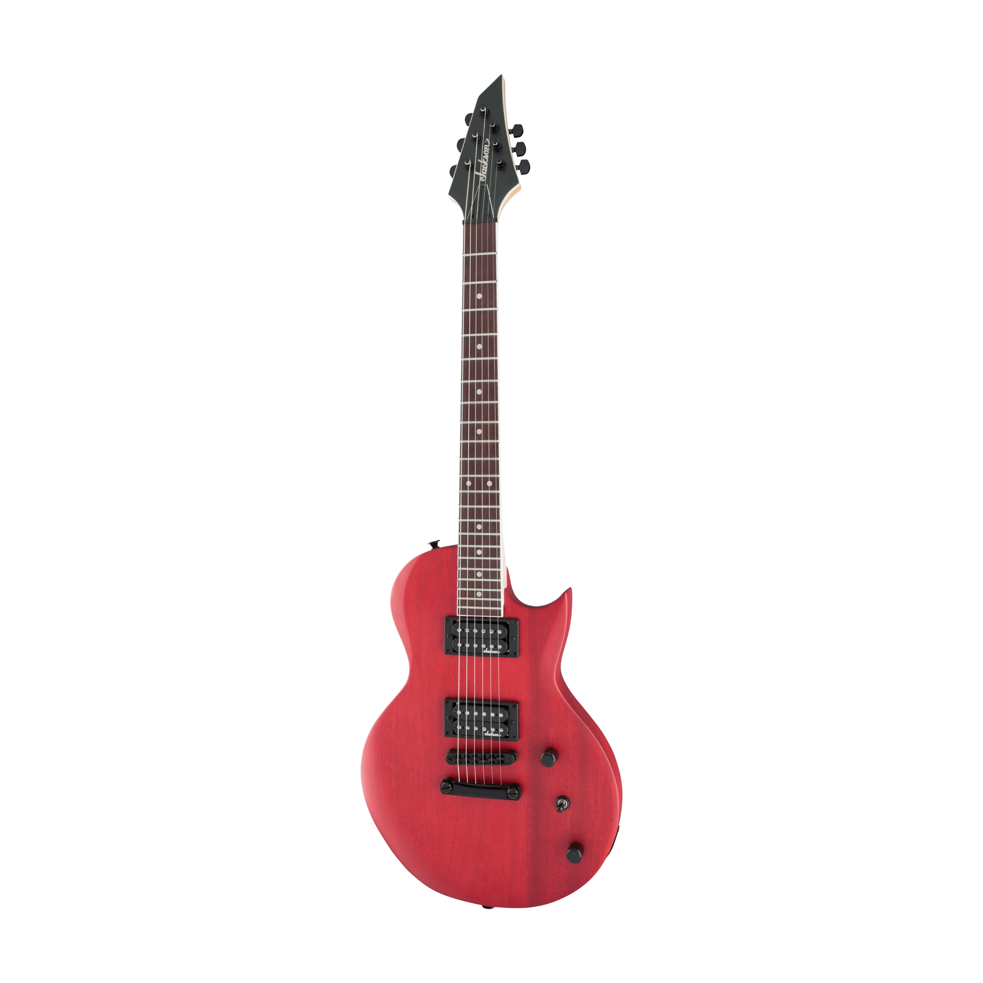 Jackson JS Series Monarkh SC JS22 Electric Guitar - Red Stain front side angle view