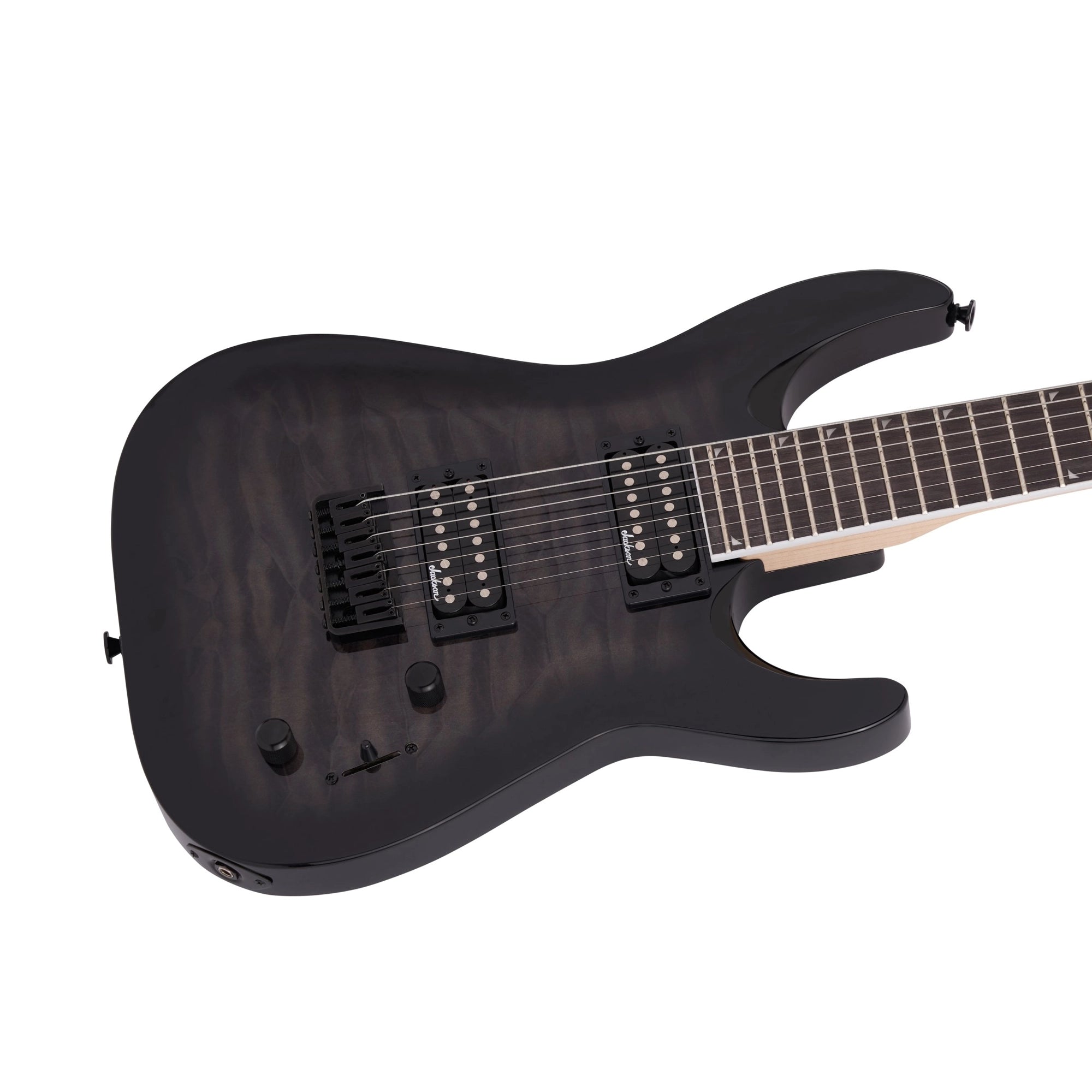 Jackson JS Series Dinky Arch Top JS32Q Dka Ht Electric Guitar - Transparent Black Burst