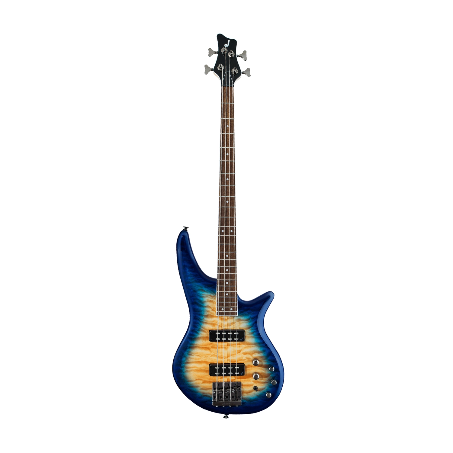 Jackson Spectra JS3Q Bass Guitar - Amber Blue Burst
