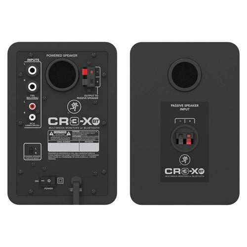 Mackie CR3-XBT Creative Reference Series 3" Multimedia Monitors with Bluetooth (Pair)