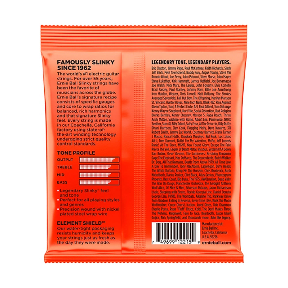 Cuerdas de guitarra eléctrica Ernie Ball 2215 Nickel Skinny Top/Heavy Bottom