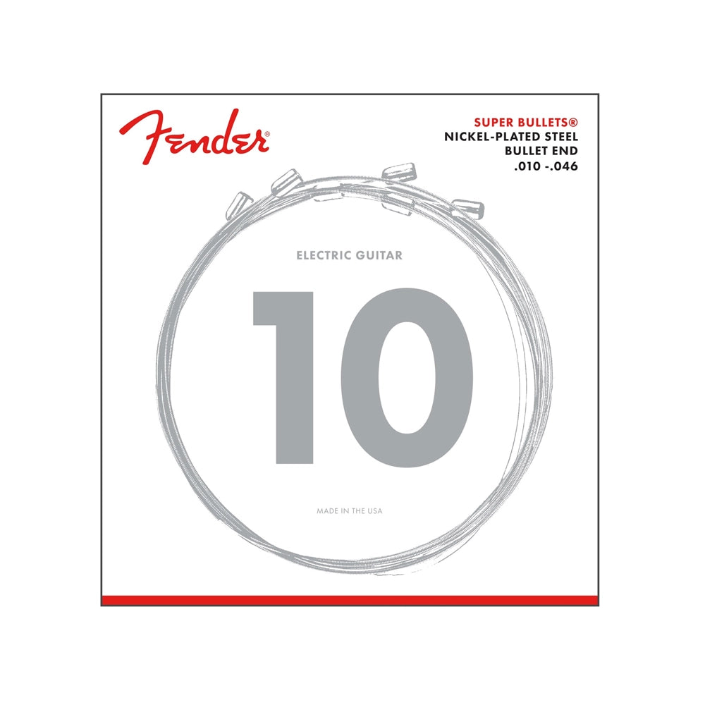 Fender 10-46 Super Bullets Electric Guitar String Set