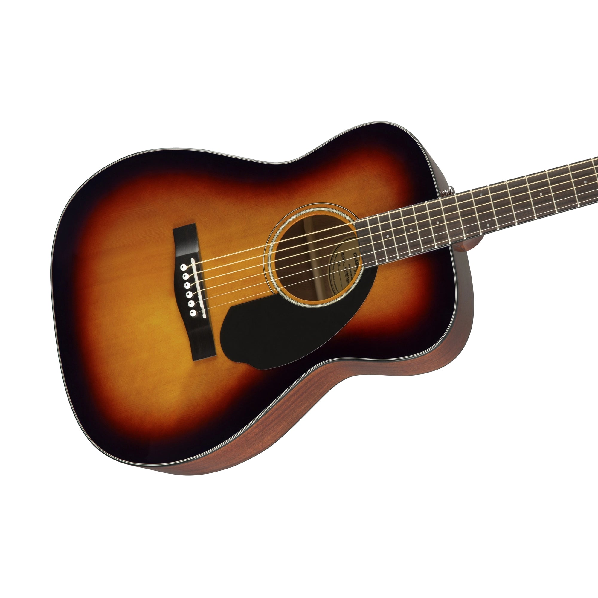 Fender CC-60s Concert Acoustic Guitar - 3-Color Sunburst