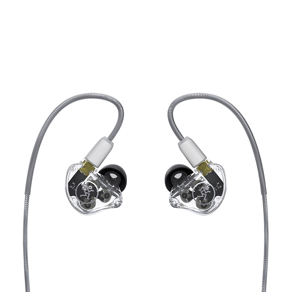 Mackie MP-320 In-Ear Monitors With Triple Dynamic Drivers Clear