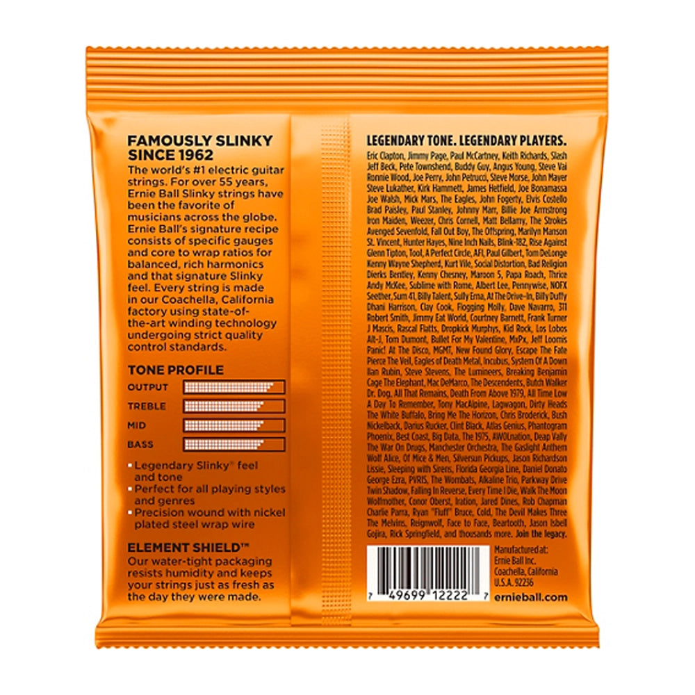 Cuerdas de guitarra eléctrica Ernie Ball 2222 Nickel Hybrid Slinky