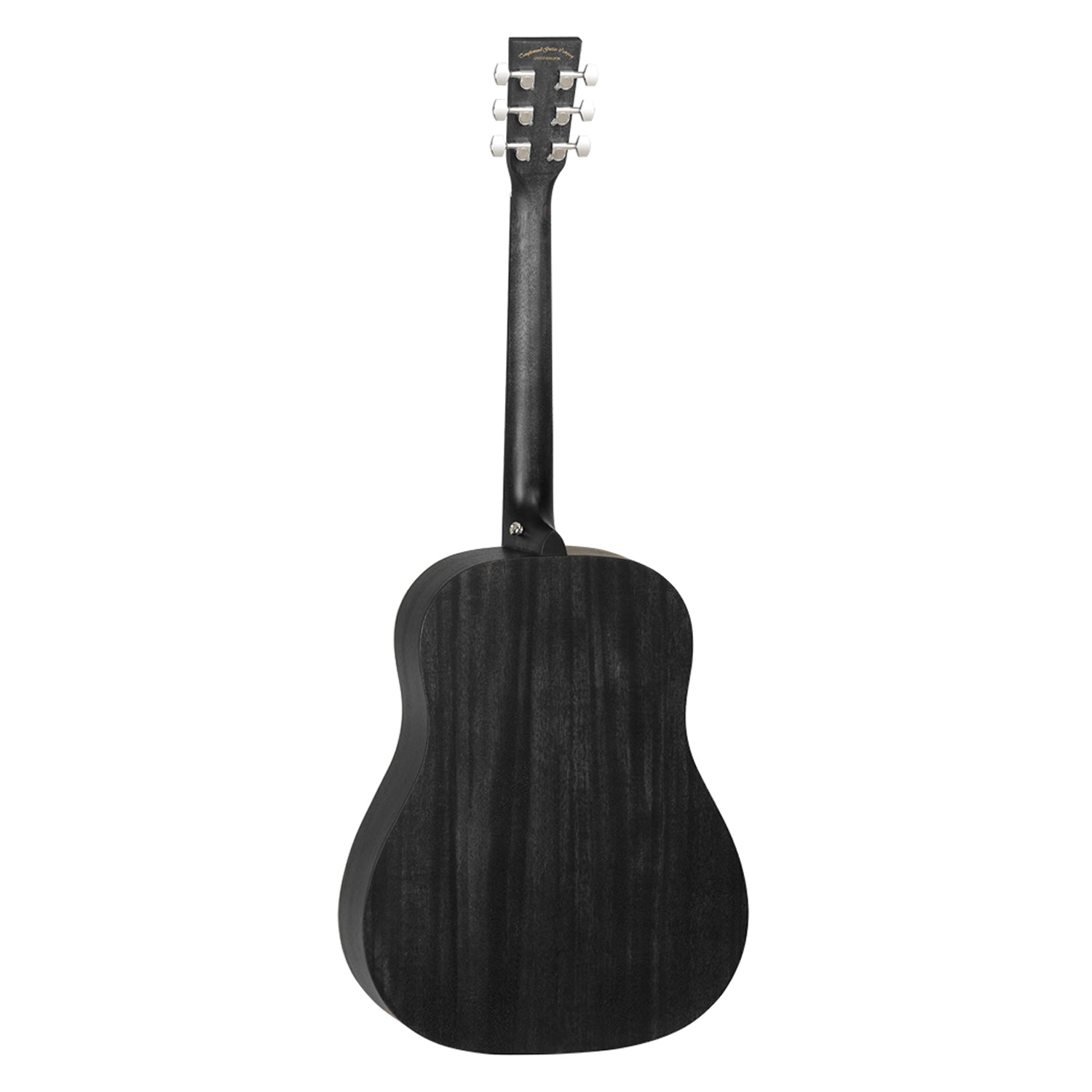 Tanglewood Blackbird Slope Shoulder Dreadnought Electr Acoustic Guitar Premium Plus Electronics Smokestack Black Satin