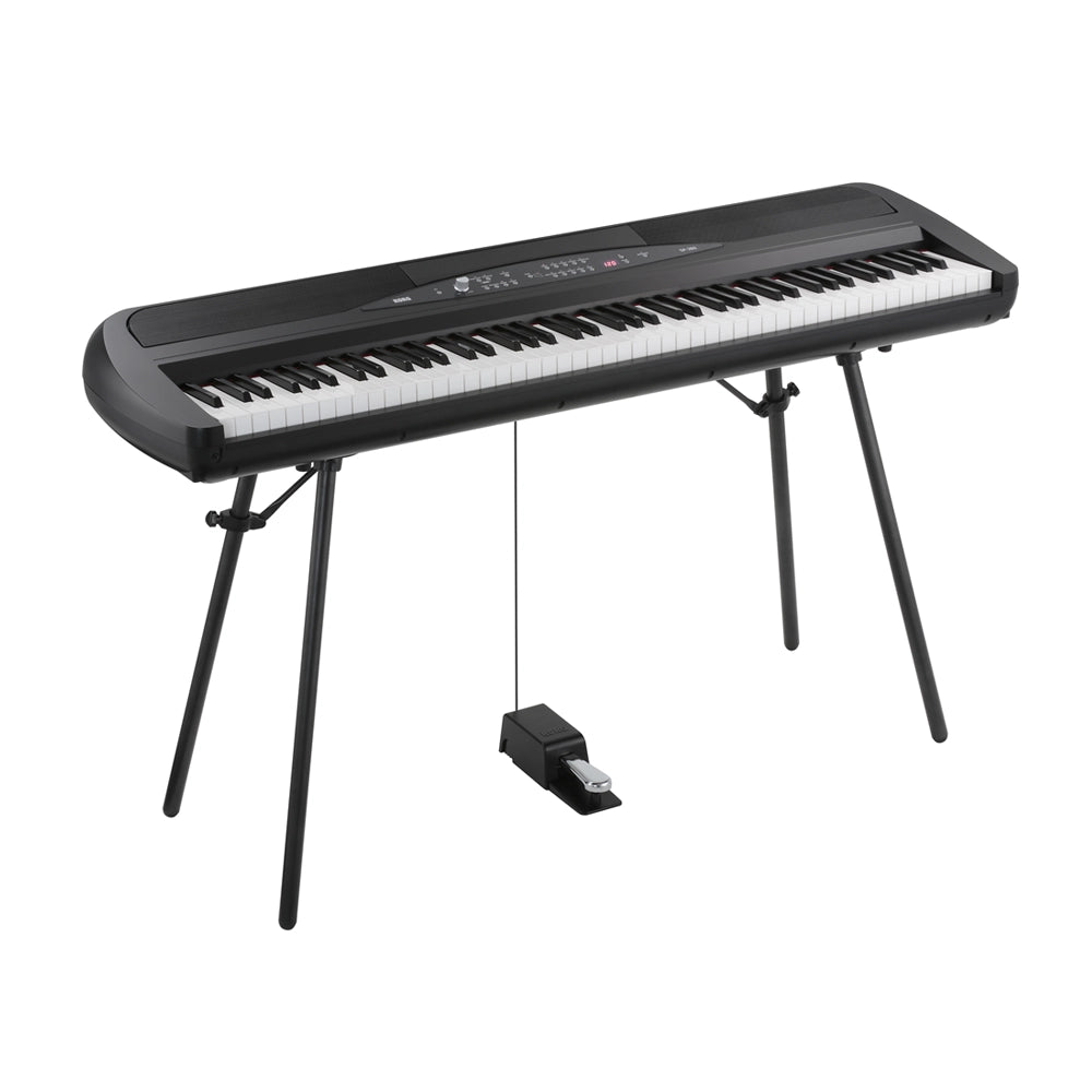 Korg SP-280 88-Key Digital Piano with Stand Black