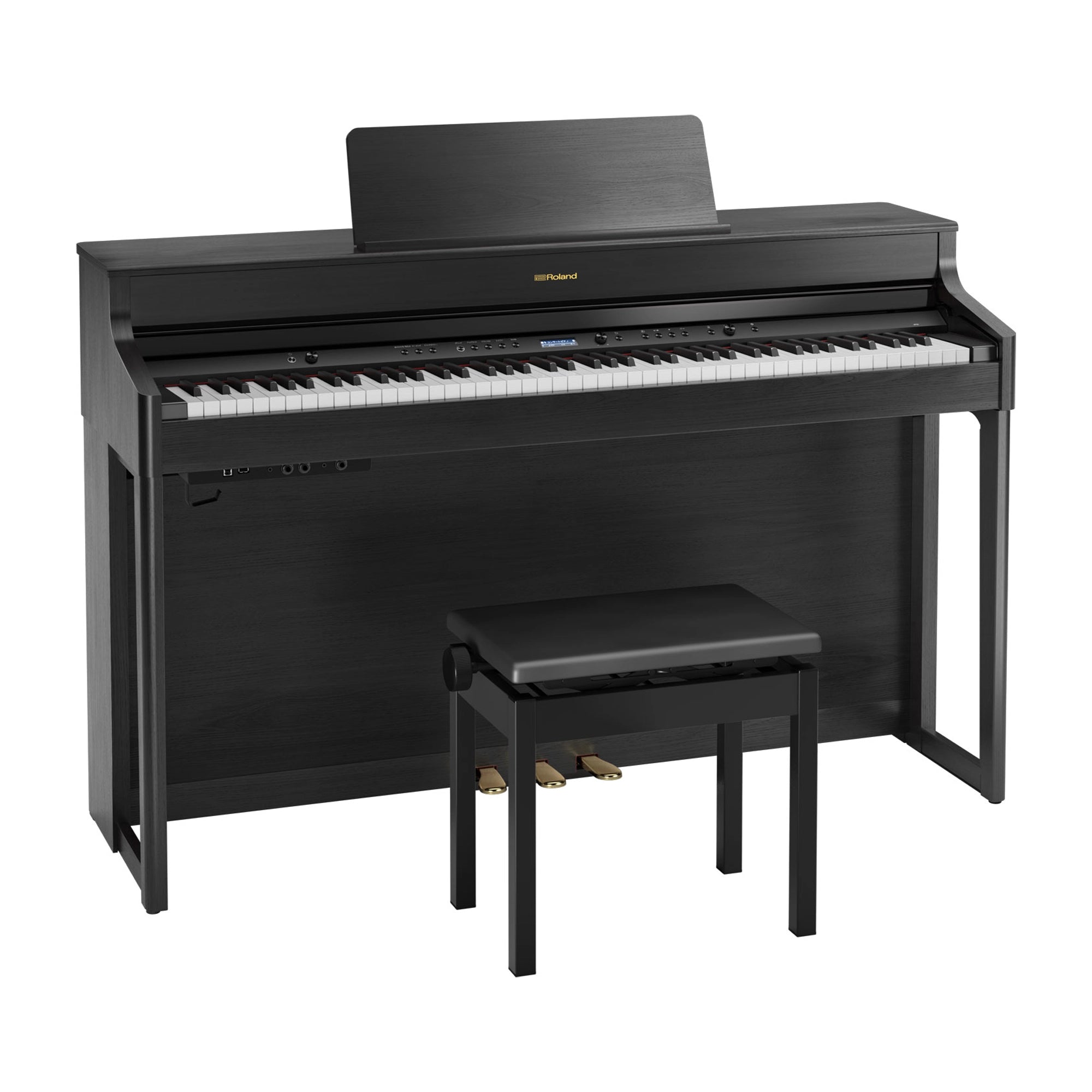 Roland HP-702 88-Key Digital Piano - Charcoal Black