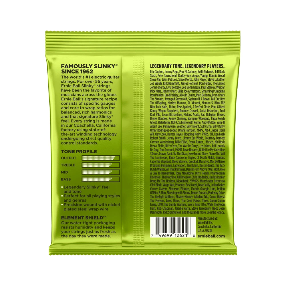 Cuerdas de guitarra eléctrica Ernie Ball 2621 Nickel 7-String Slinky