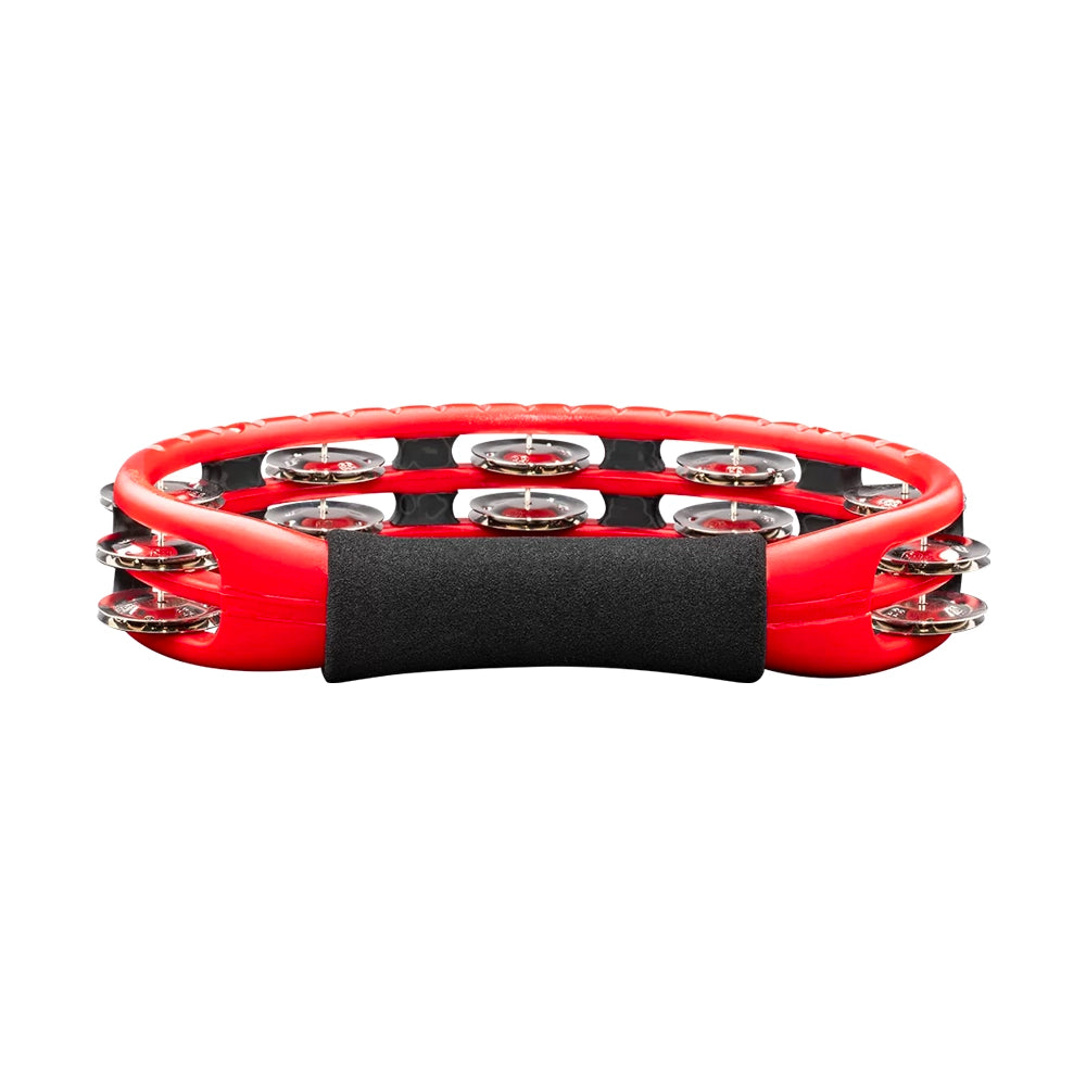 Meinl Hand Tambourine Steel Jingle Red