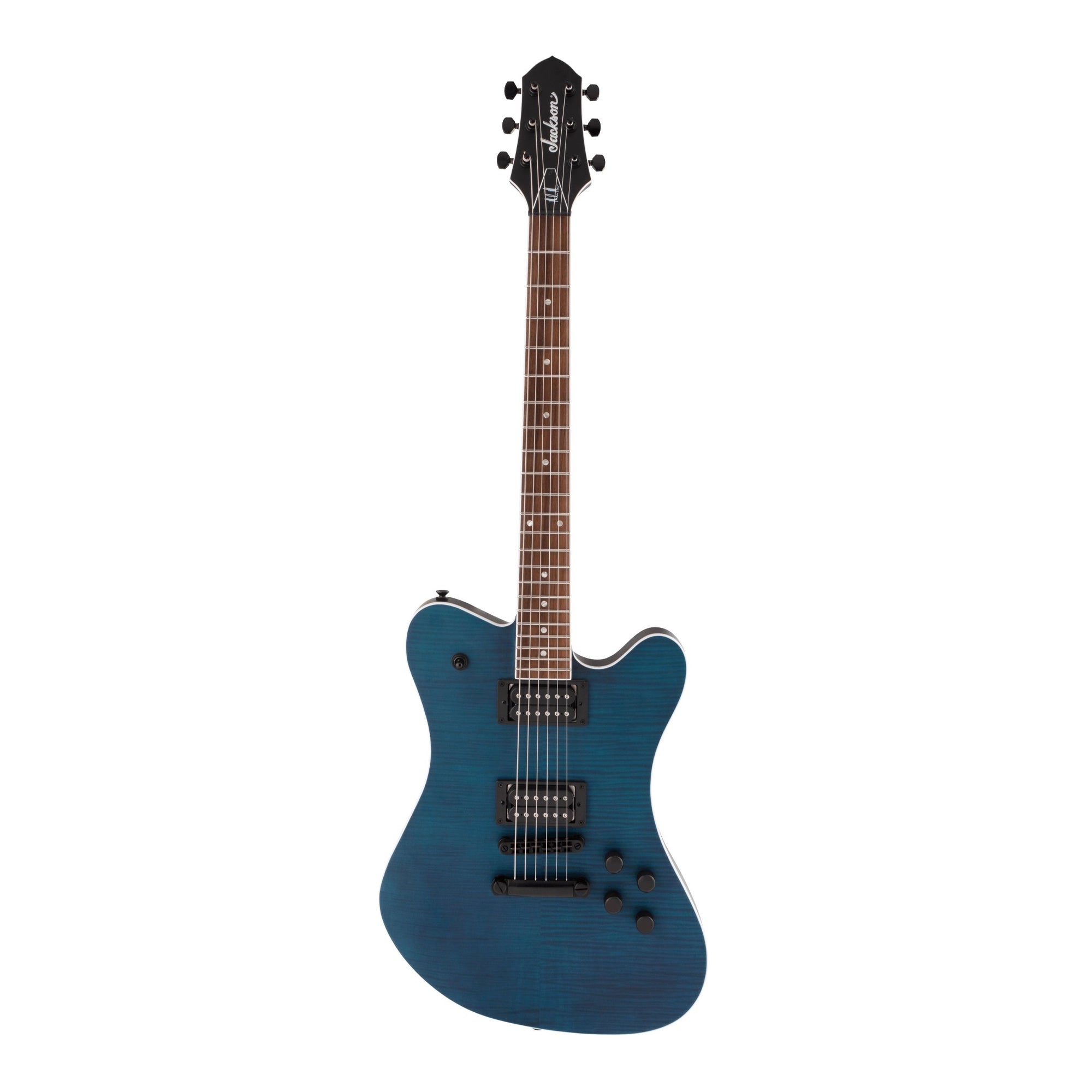 Jackson DX2FM X Series Mark Morton Dominion Electric Guitar- Satin Transparent Blue