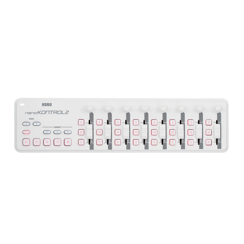 Korg NanoKontrol 2 Slim-Line USB MIDI Controller - White