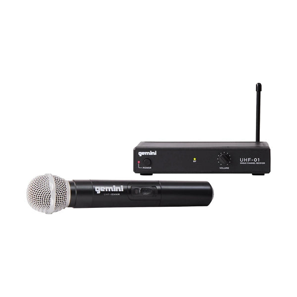 Gemini UHF-01M Wireless Handheld Microphone System F1