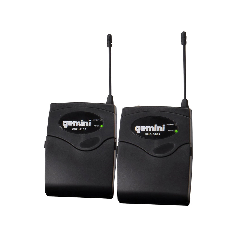 Gemini UHF-04HL 4-Channel Wireless Headset/Lavalier Combo System S1234