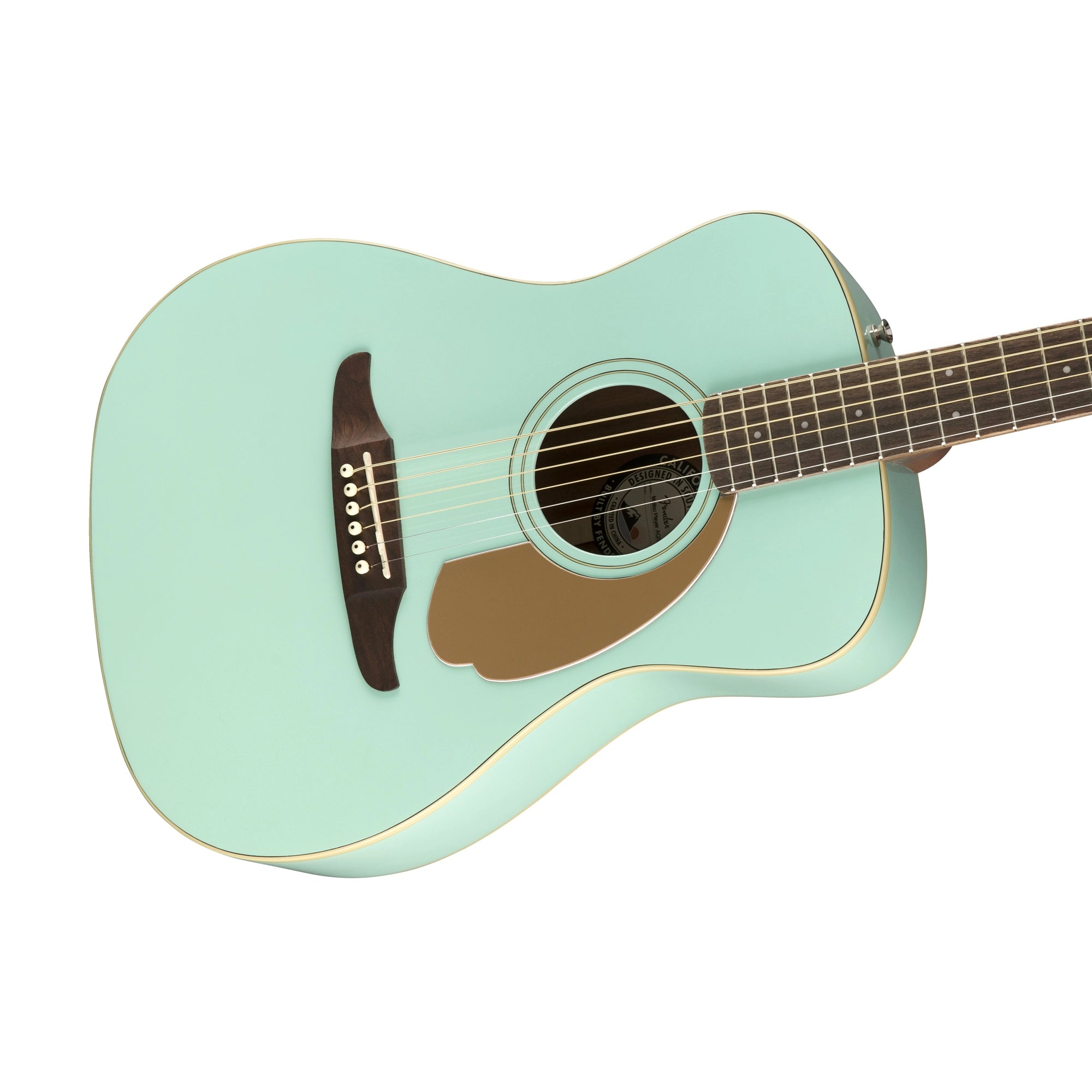 Fender Malibu Player 6-String Acoustic-Electric Guitar - Aqua Splash